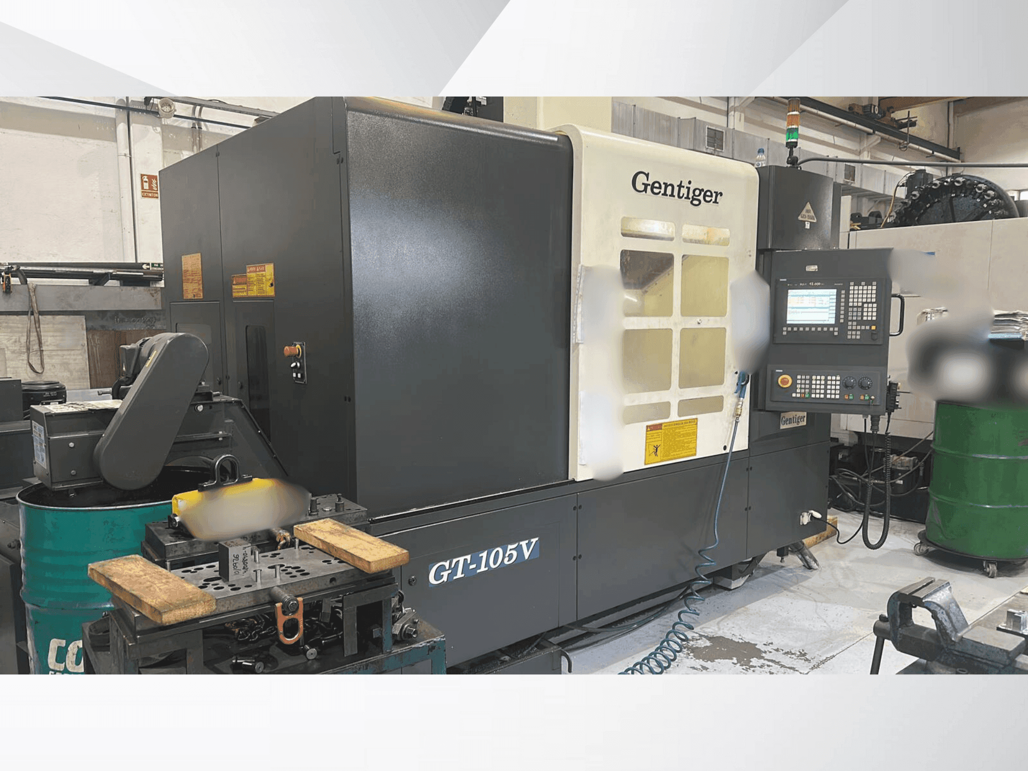 Frontansicht der GENTIGER GT-105V Maschine
