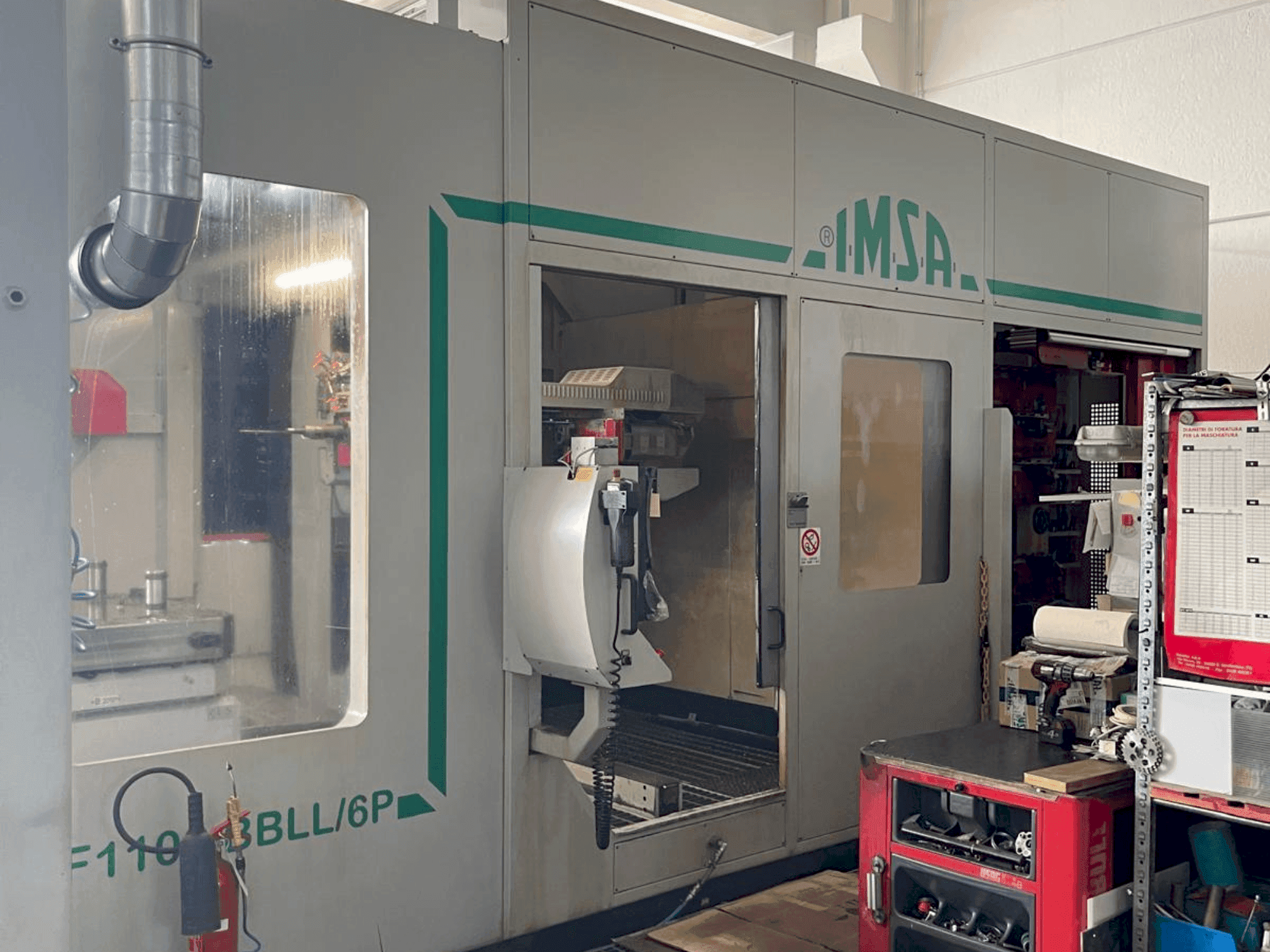 Frontansicht der IMSA TIPO MF1100BBLL 6P Maschine