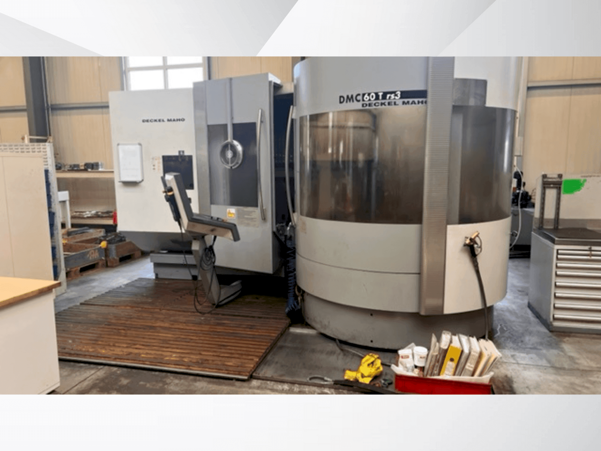 Frontansicht der DMG DMC 60 T rs3 Maschine