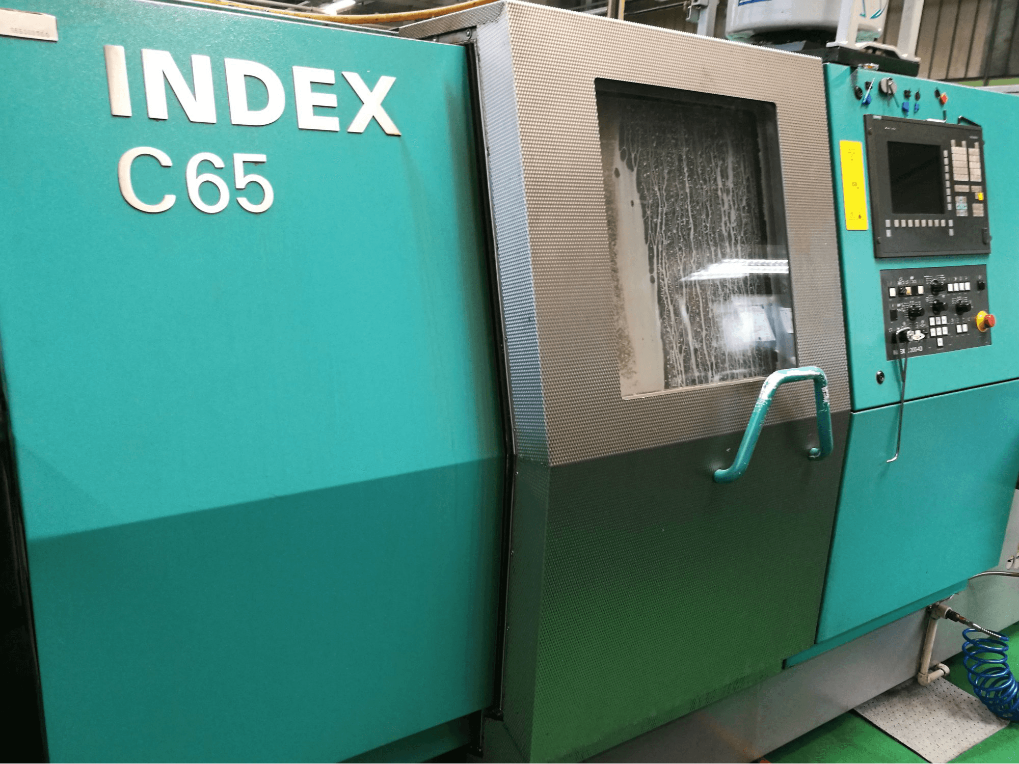 Linke Ansicht der Index C65 Maschine