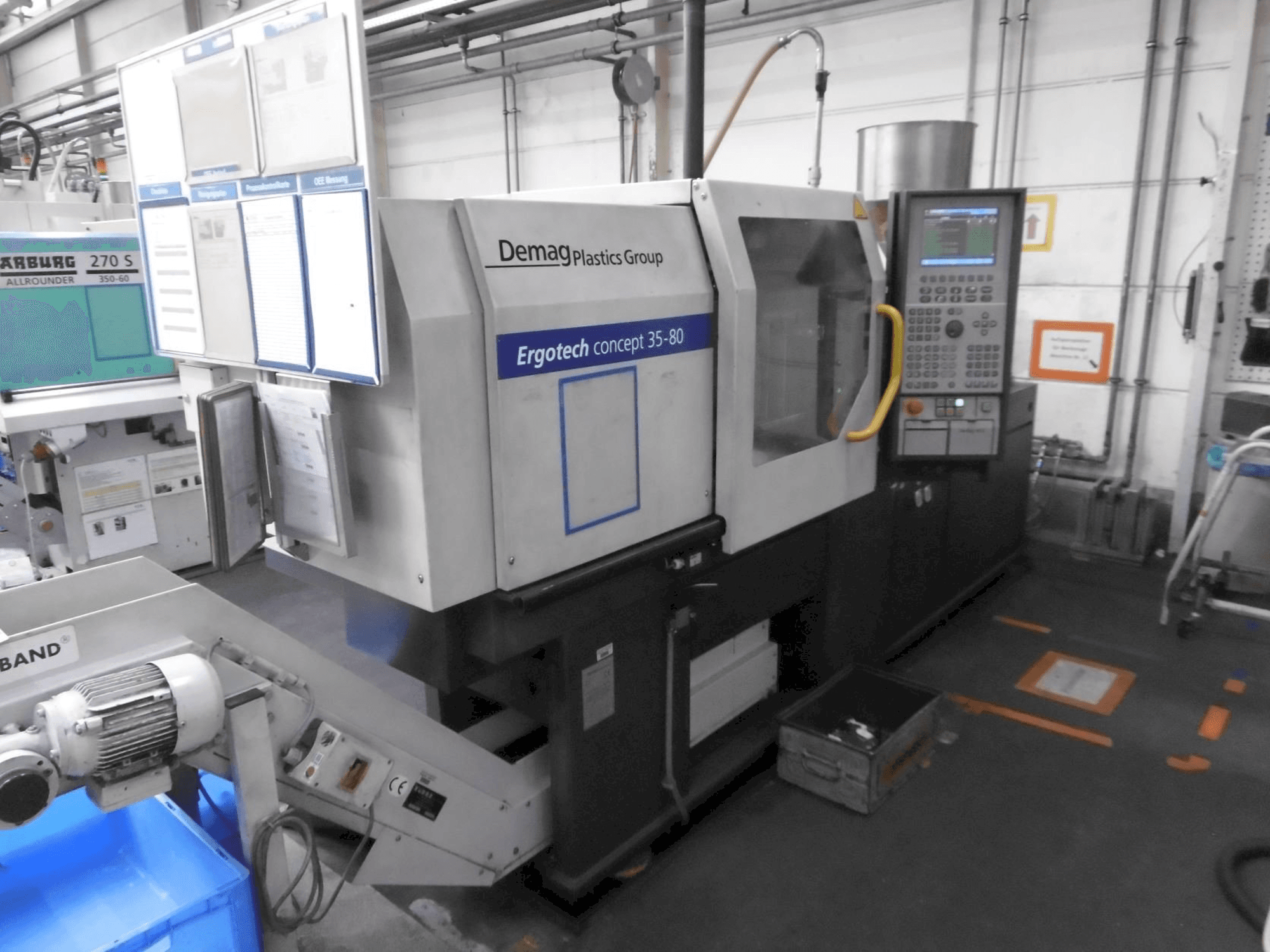 Frontansicht der DEMAG Ergotech Concept 35 - 280 - 80 Maschine