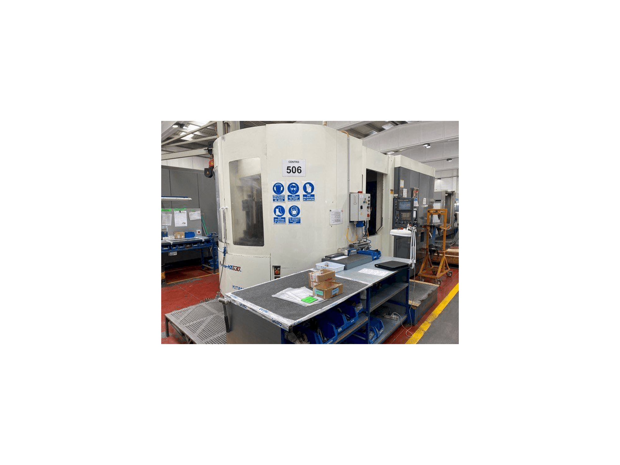 Frontansicht der Kitamura Mycenter HX630L Maschine