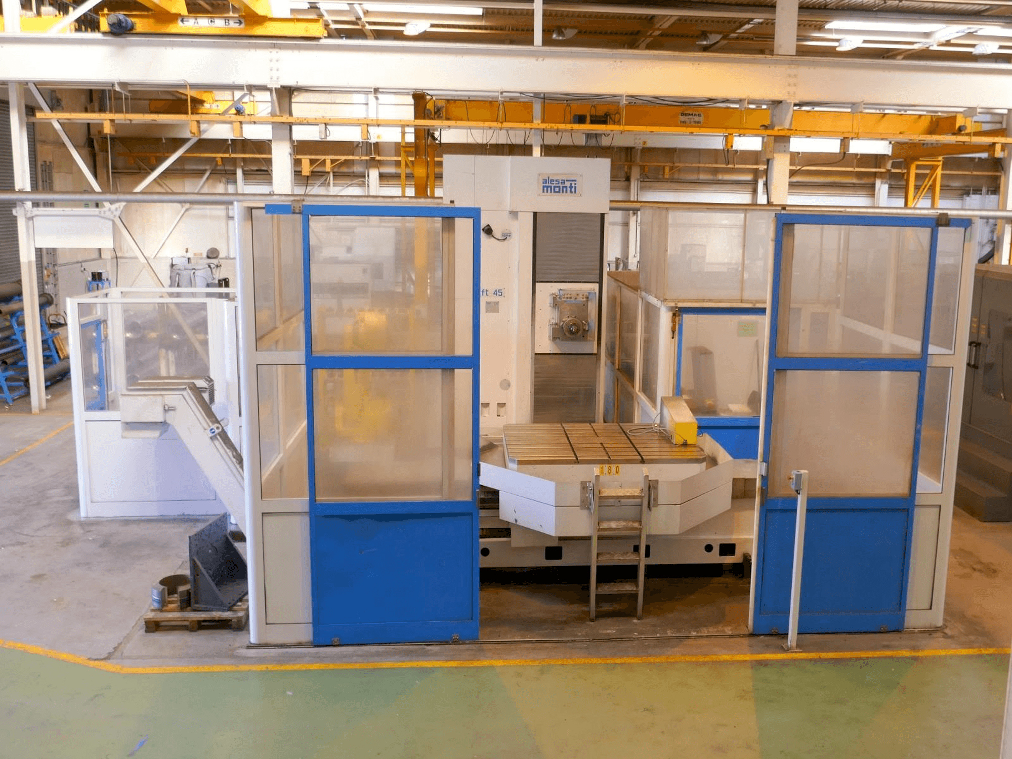 Frontansicht der ALESA MONTI FT 45 TG Maschine