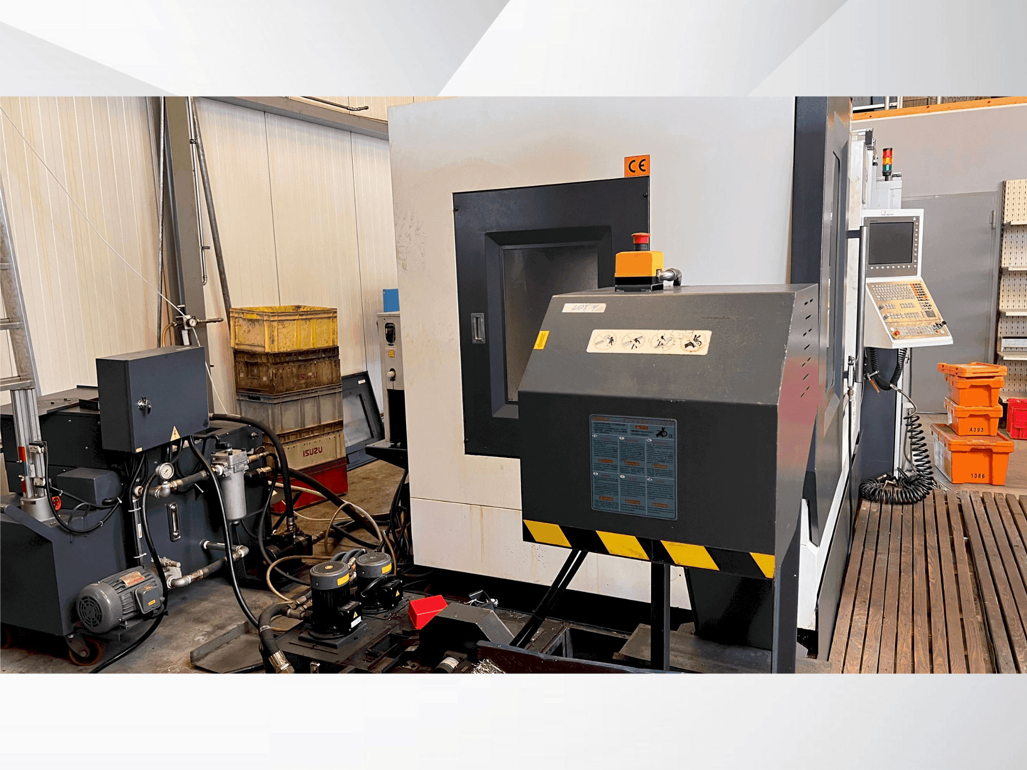 Frontansicht der POSmill C 1050 Maschine