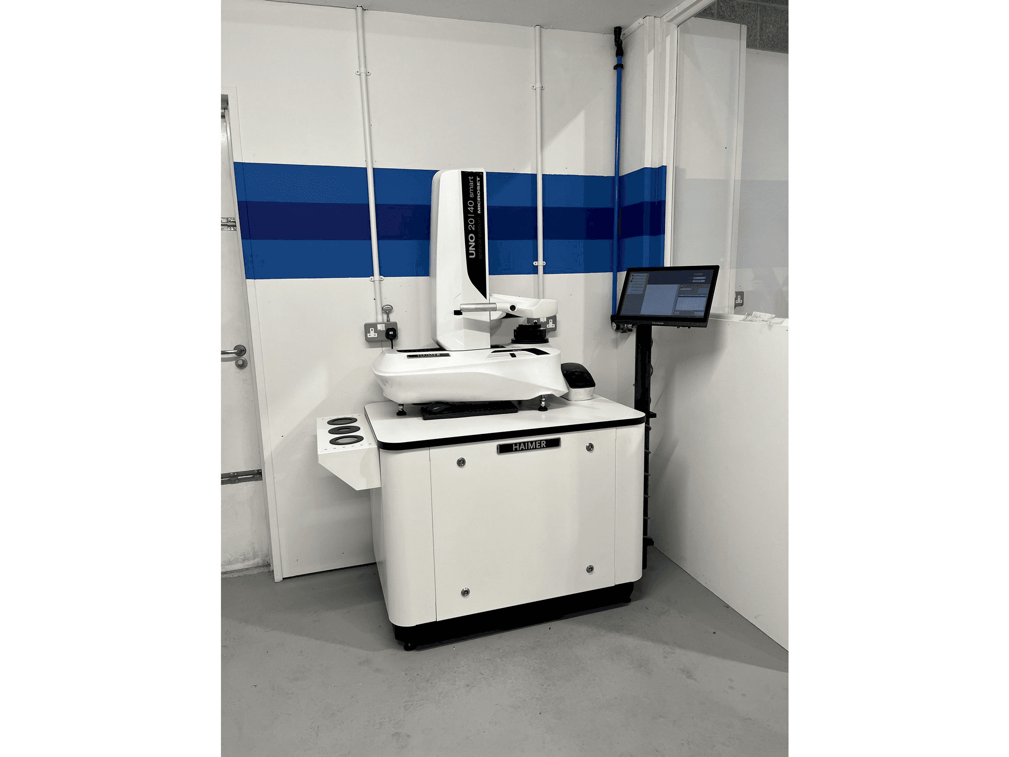 Frontansicht der HAIMER UNO 20/40 Smart Microset Maschine