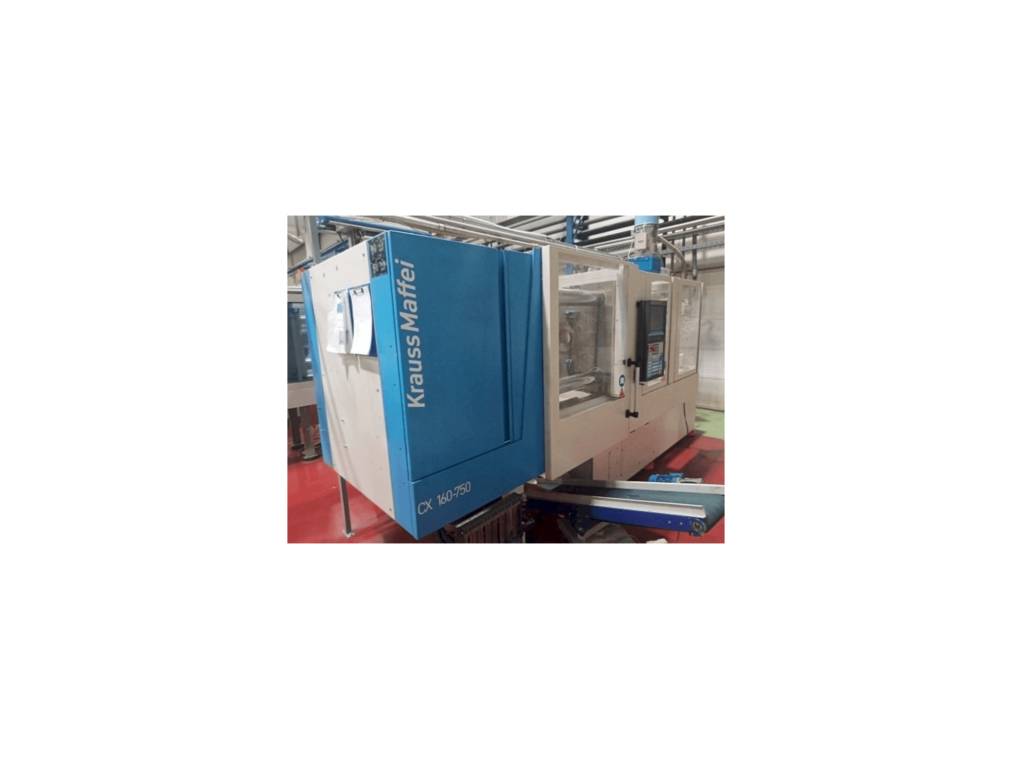 Frontansicht der Krauss Maffei KM 160-750 CX Maschine