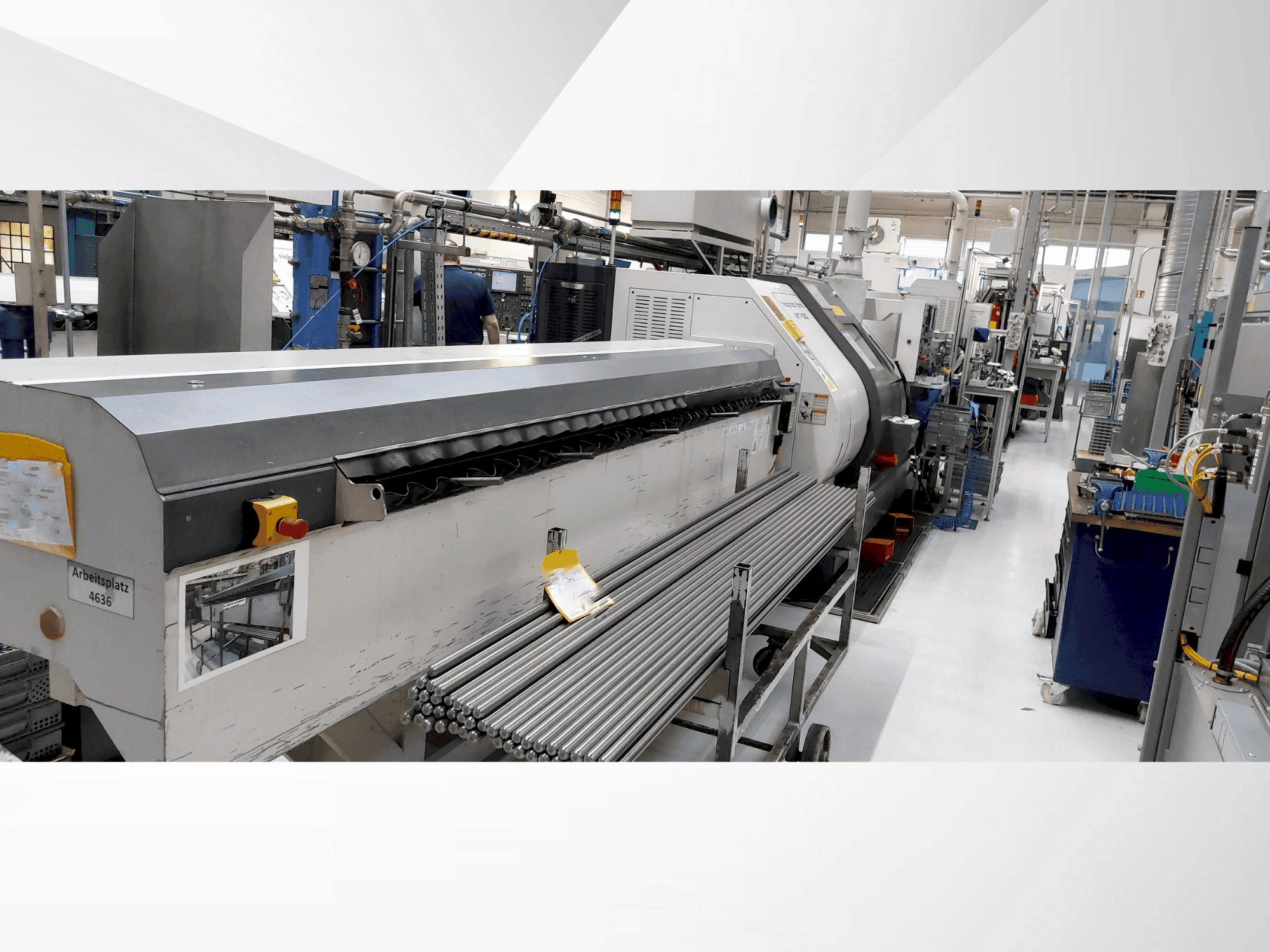 Frontansicht der NAKAMURA WT-150 Maschine