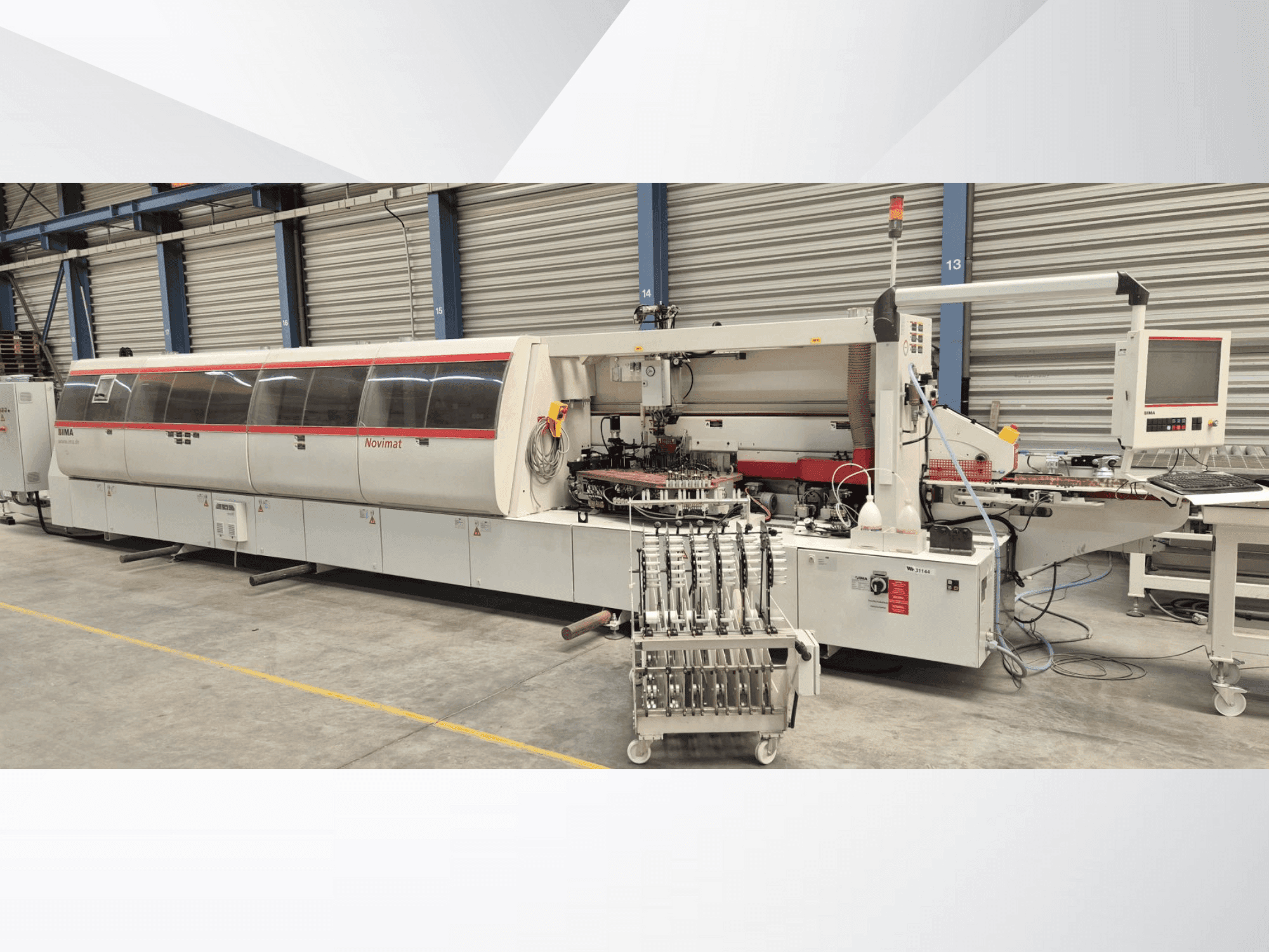 Frontansicht der IMA Novimat Concept / I / G80 / 440 / R3 Maschine