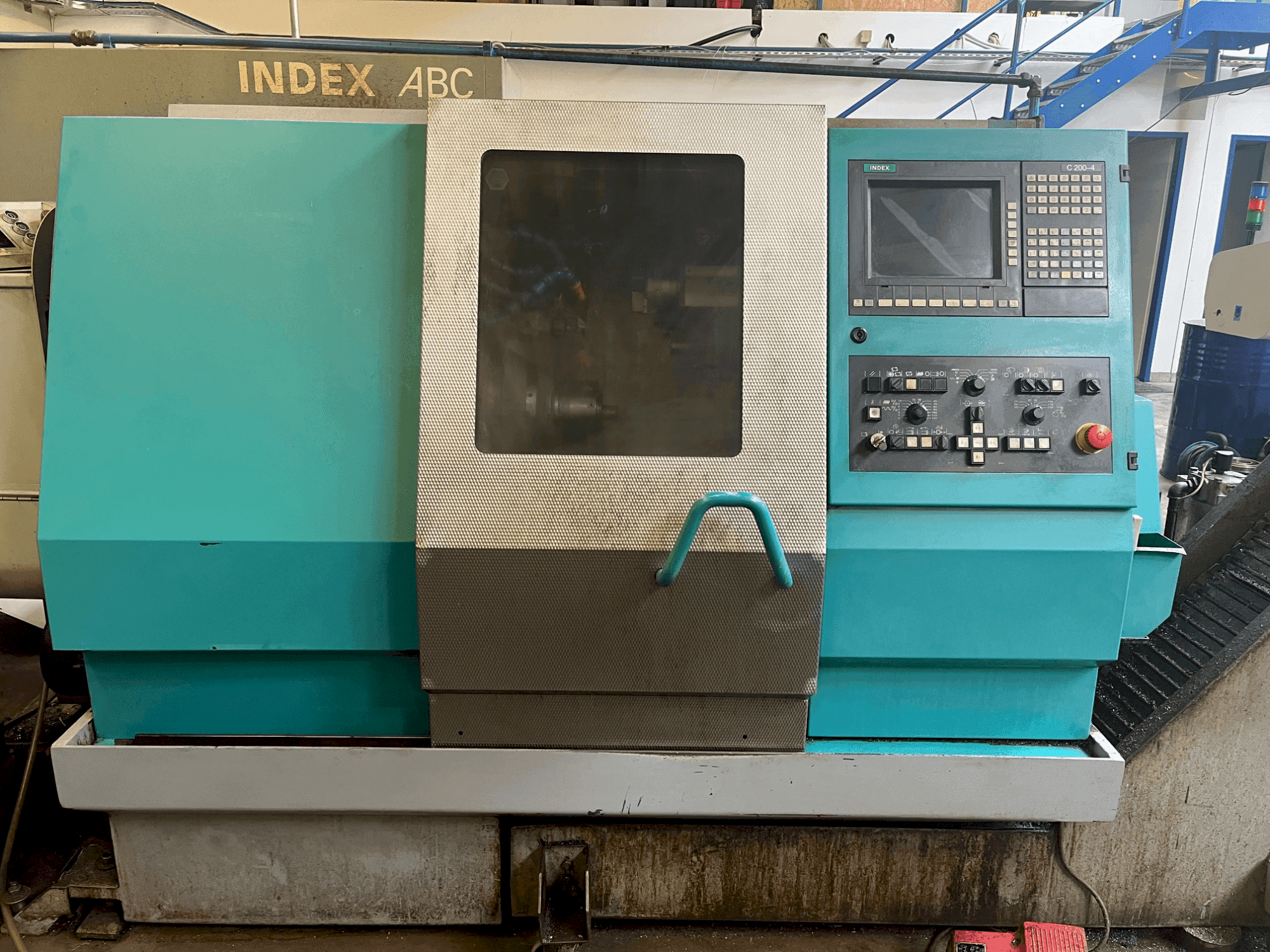 Frontansicht der Index ABC 65 Maschine