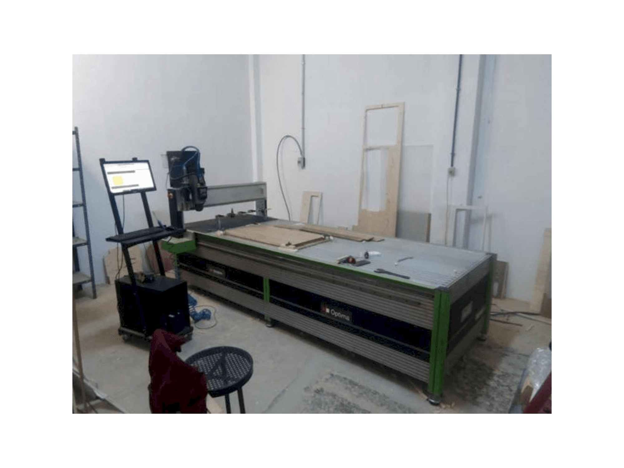 Frontansicht der OPTIMA 2510 Maschine