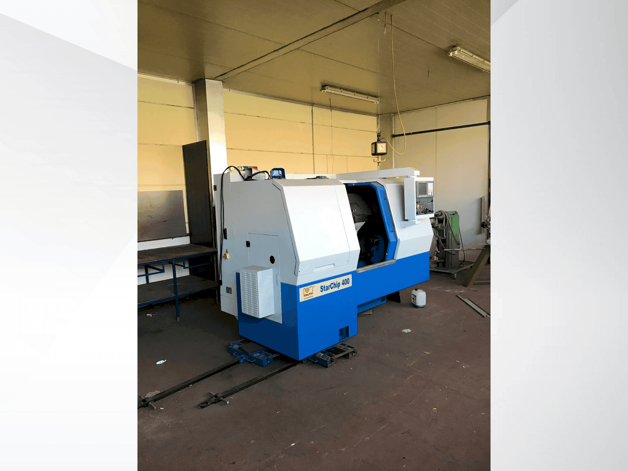 Frontansicht der KNUTH Starship 400 Maschine