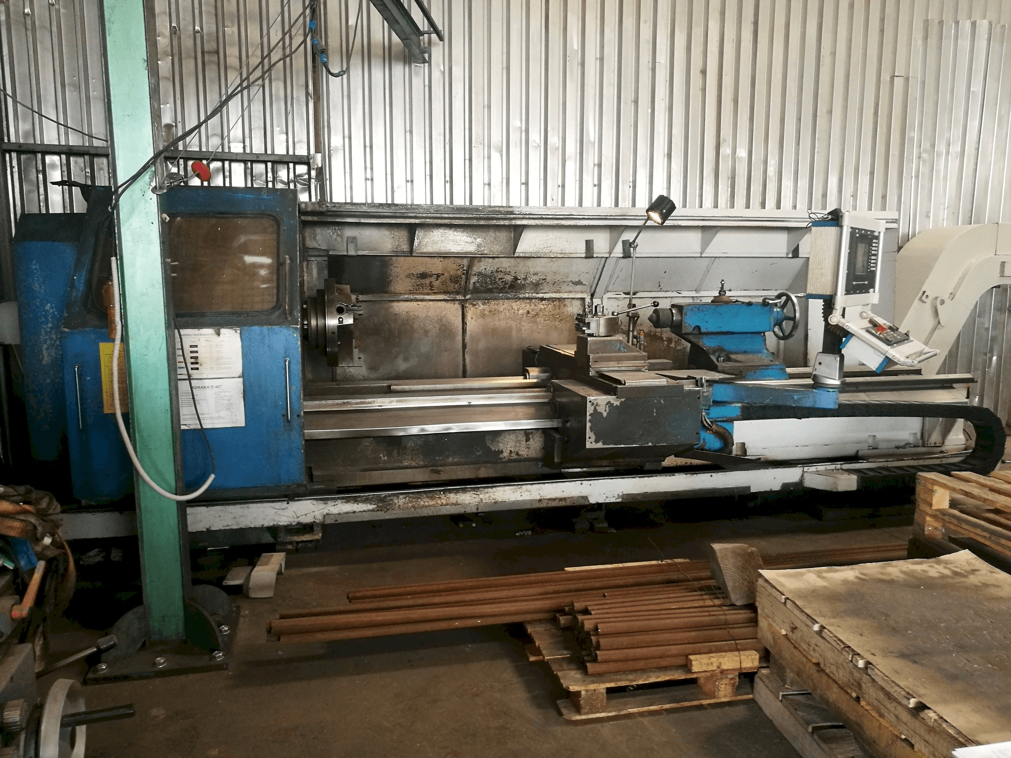 Linke Seitenansicht der Heidenreich & Harbeck Hamburg 840 Maschine