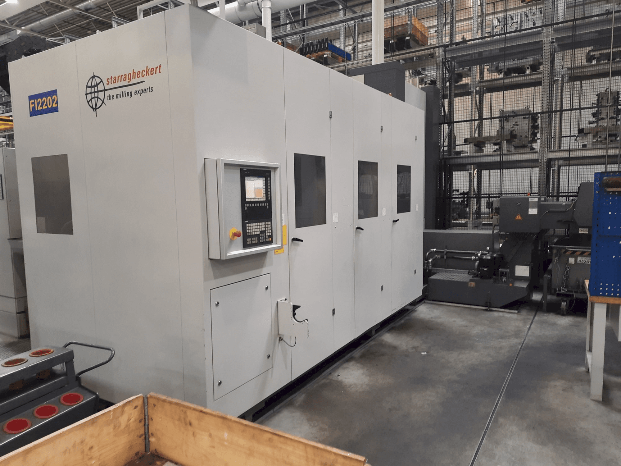 Frontansicht der Heckert HEC 1000 Maschine