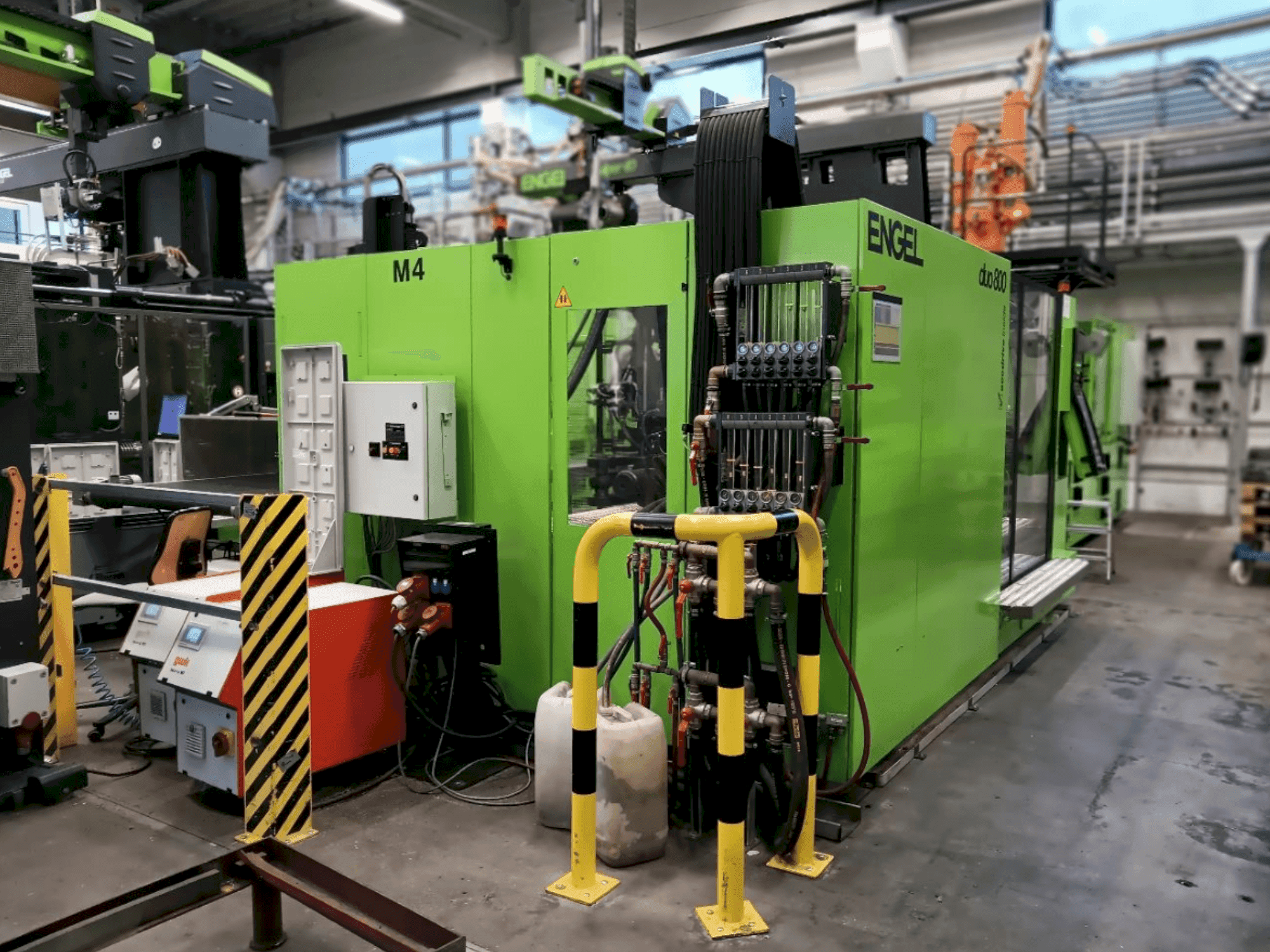 Linke Ansicht der Engel Duo 11050/800 Maschine