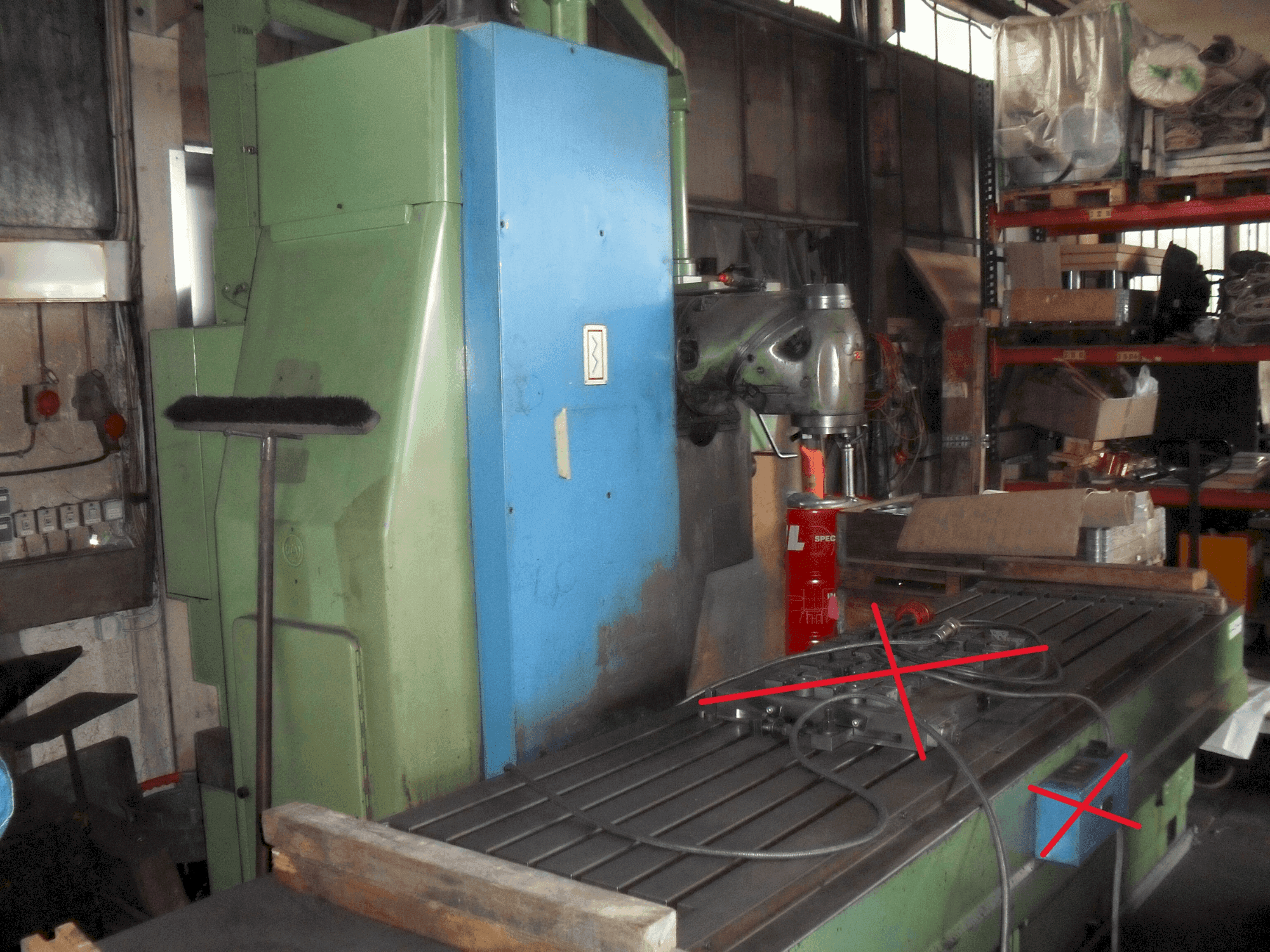 Frontansicht der SACHMAN RP 3 Maschine