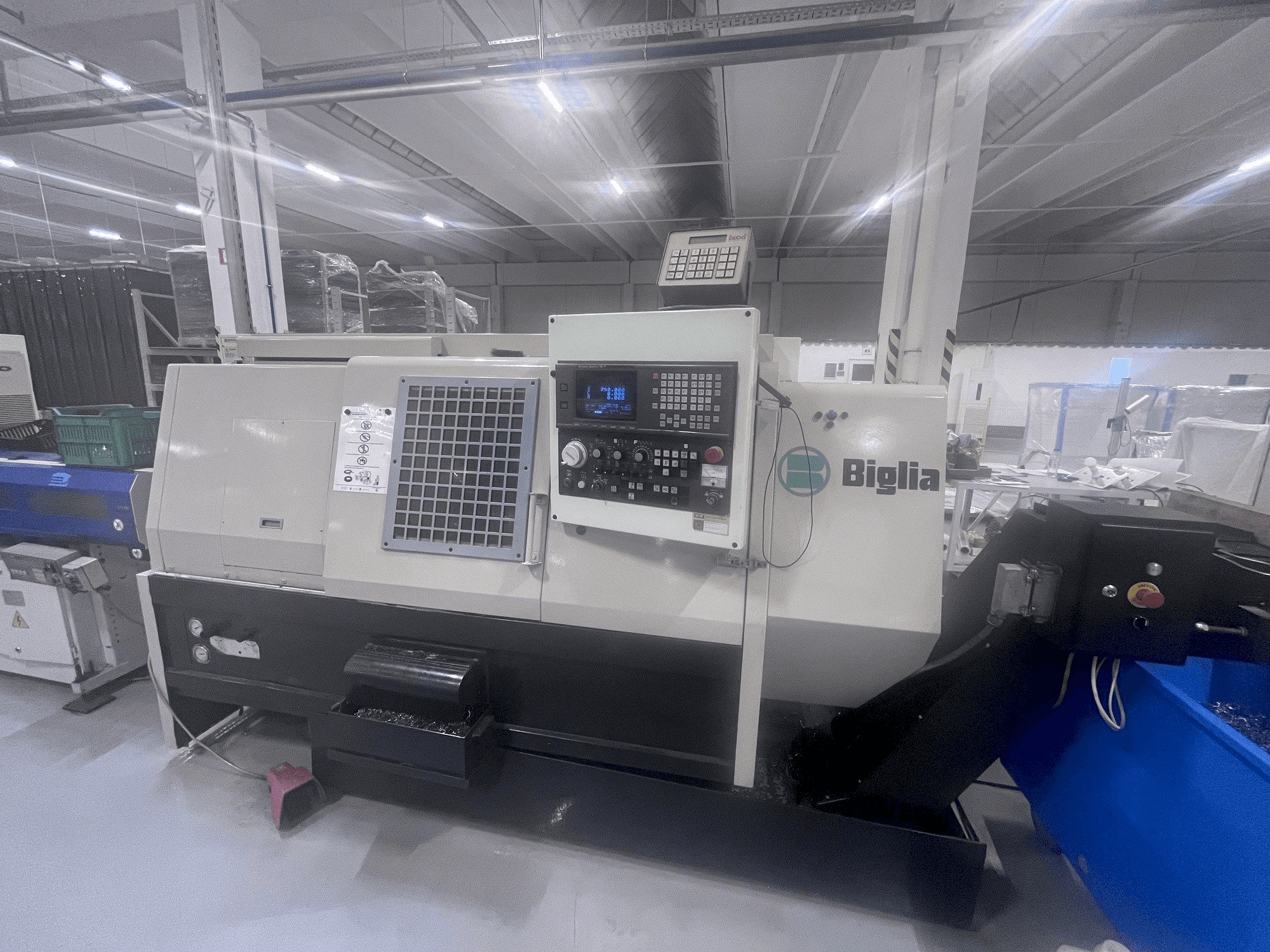 Frontansicht der Biglia B 501 MB Maschine