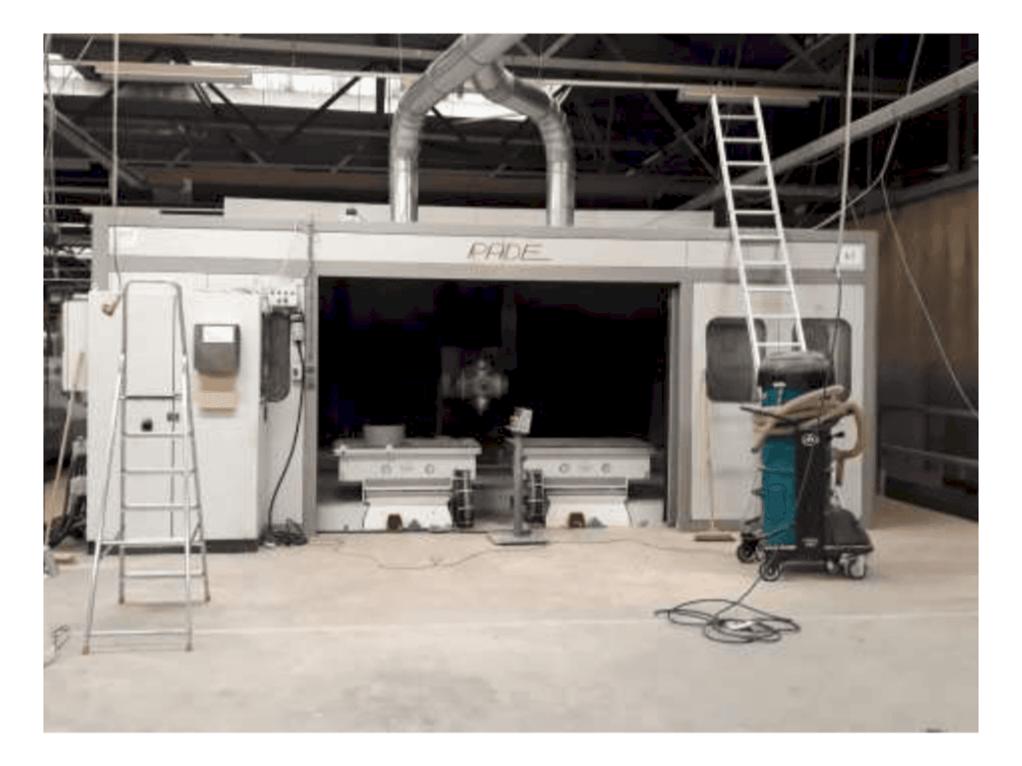 Frontansicht der PADE UNI 5 concept Maschine