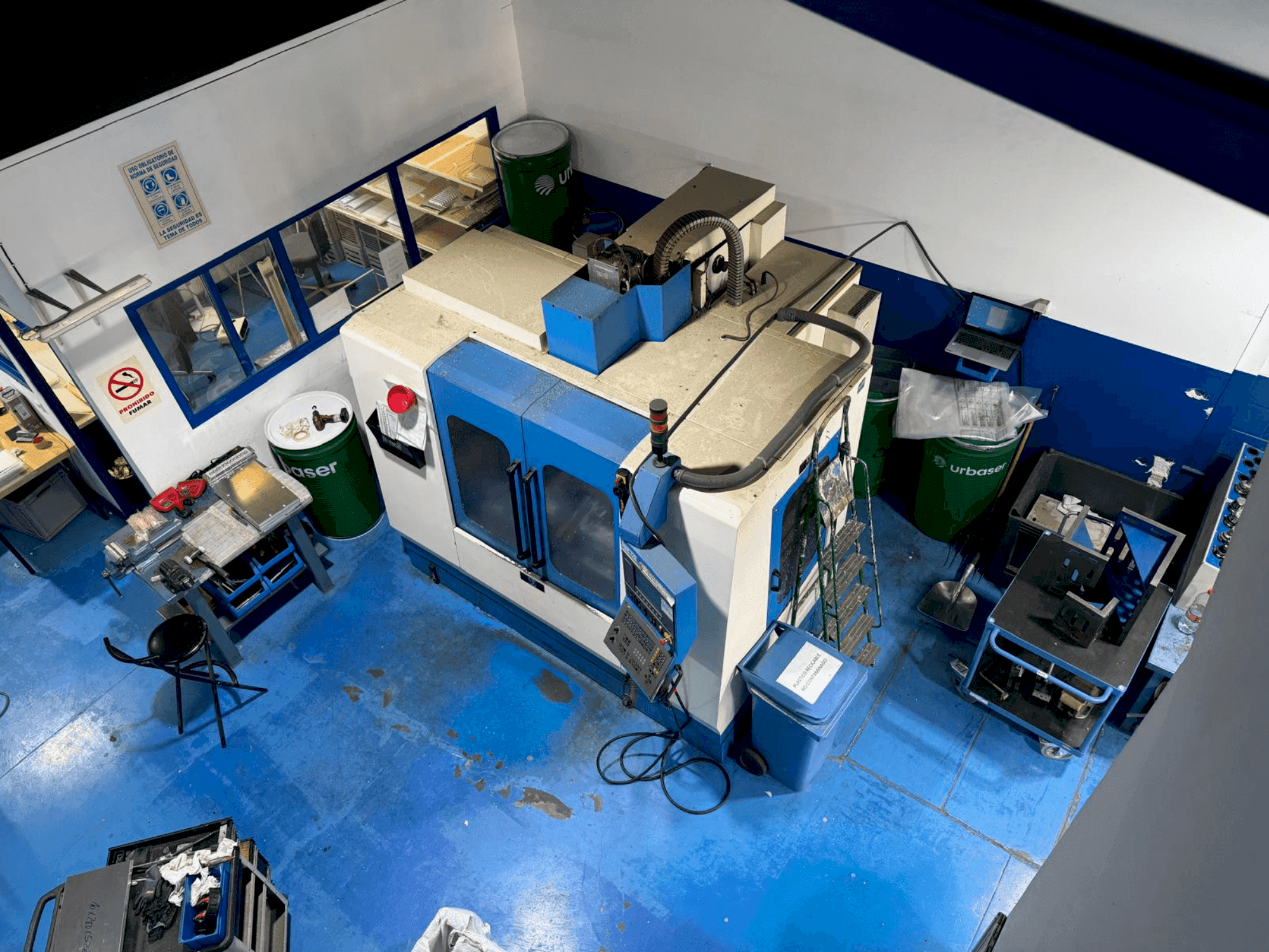 Frontansicht der LAGUN GVC 1000 Maschine