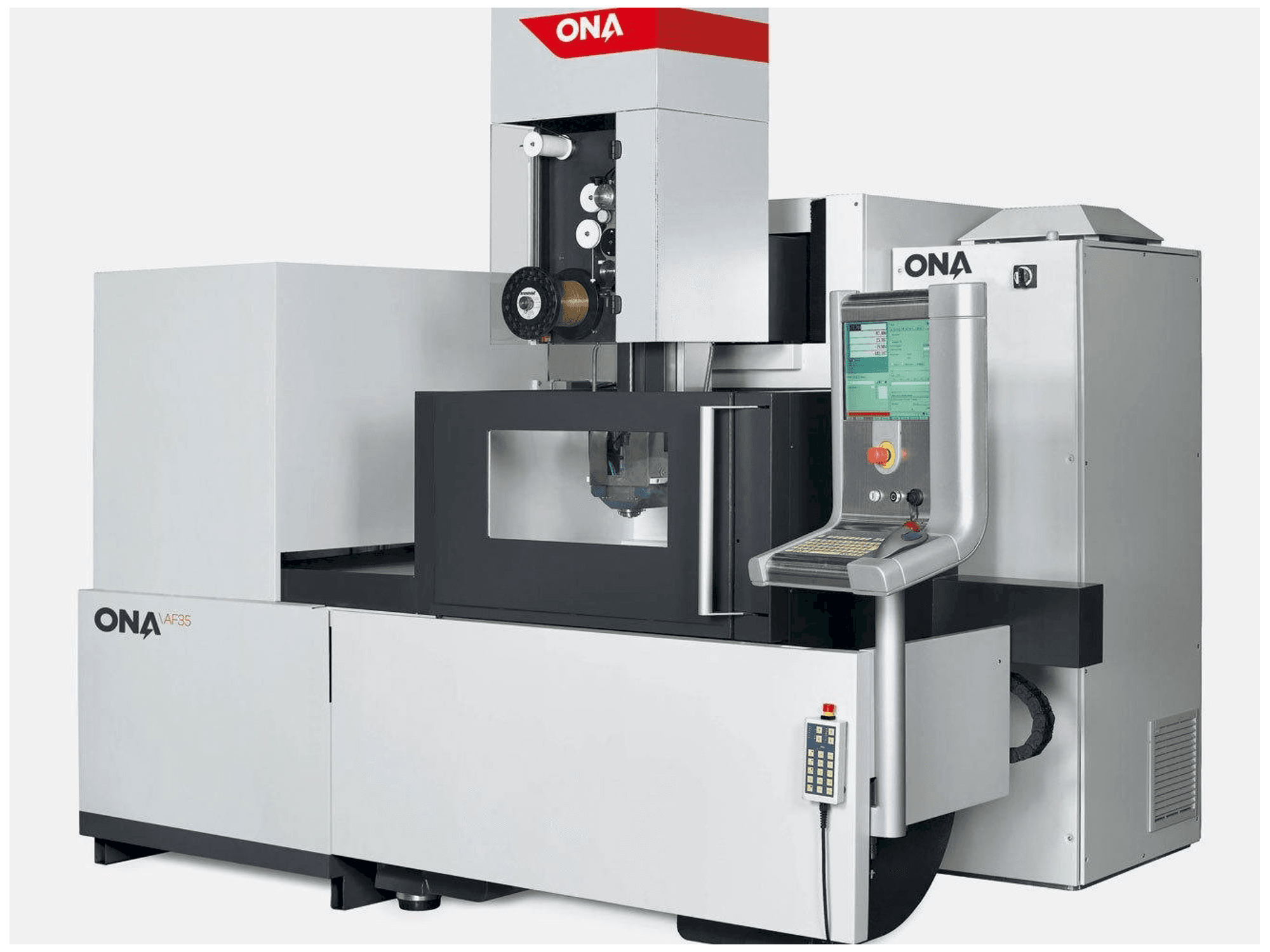 Frontansicht der ONA AF35 Maschine