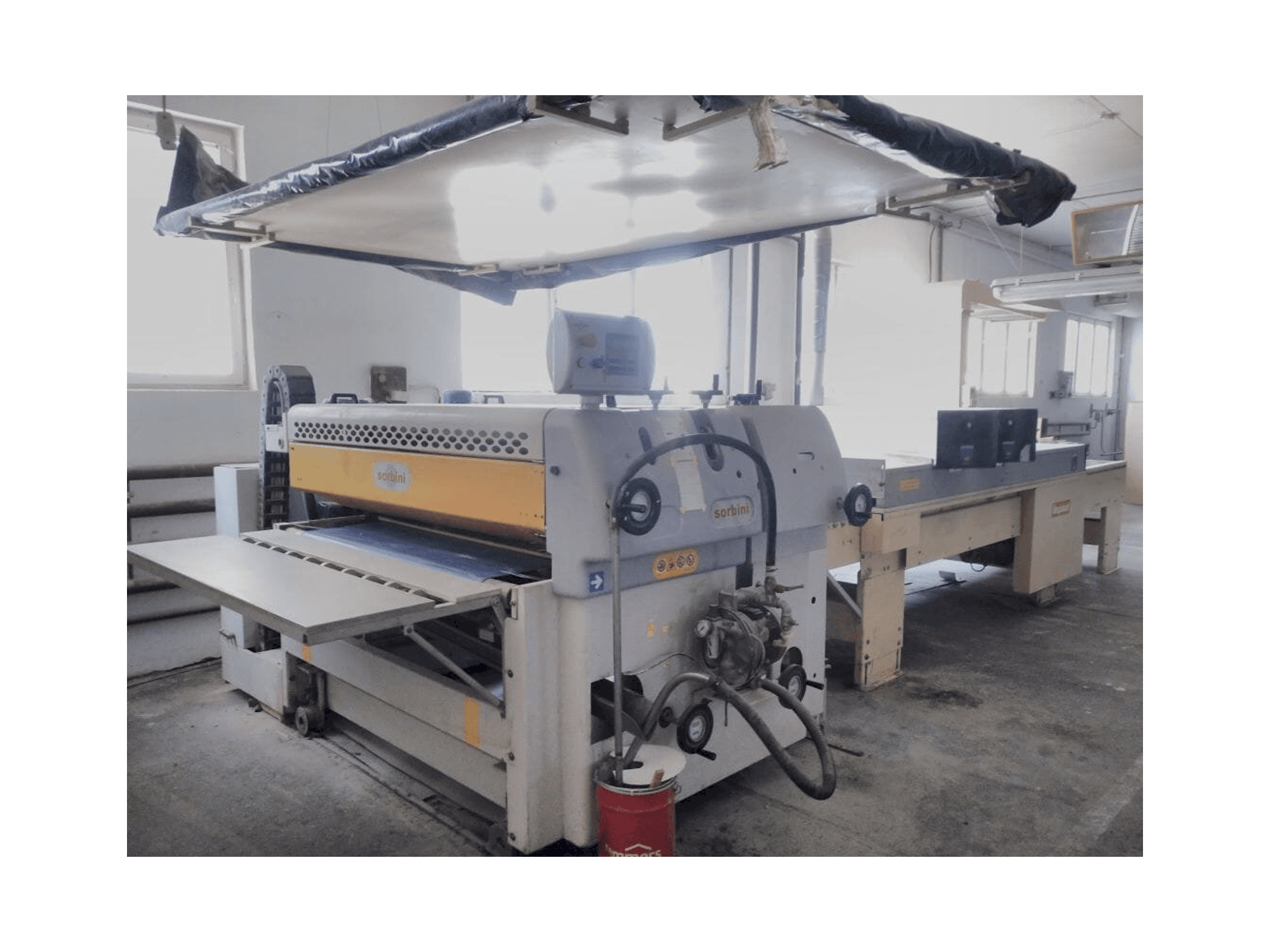 Frontansicht der SORBINI smartcoater sp1 Maschine