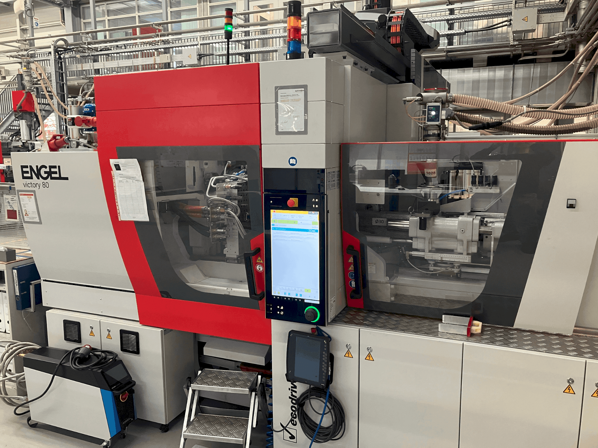 Frontansicht der Engel victory 200/80 tech Maschine