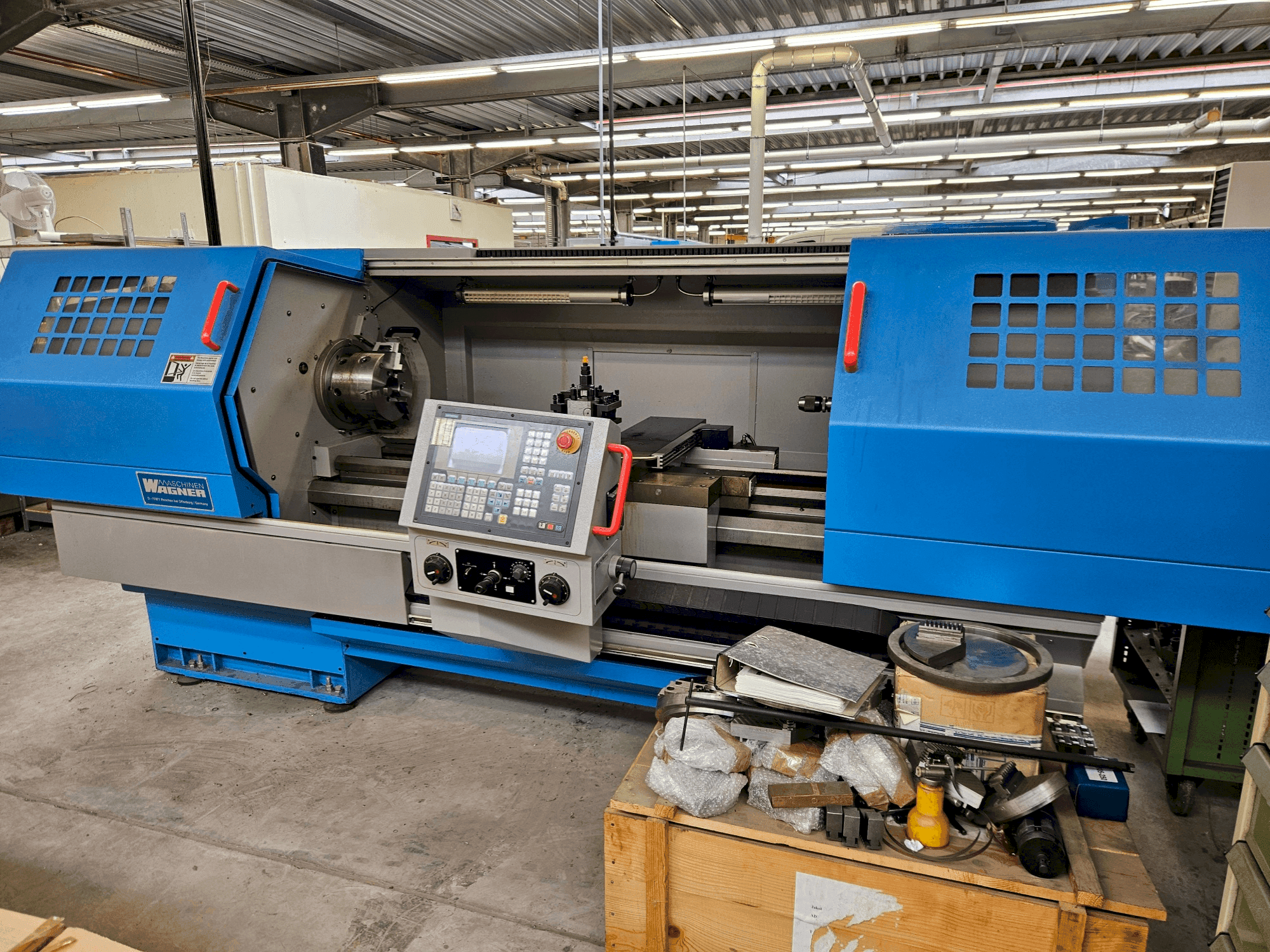 Frontansicht der WAGNER WDE 500 Maschine