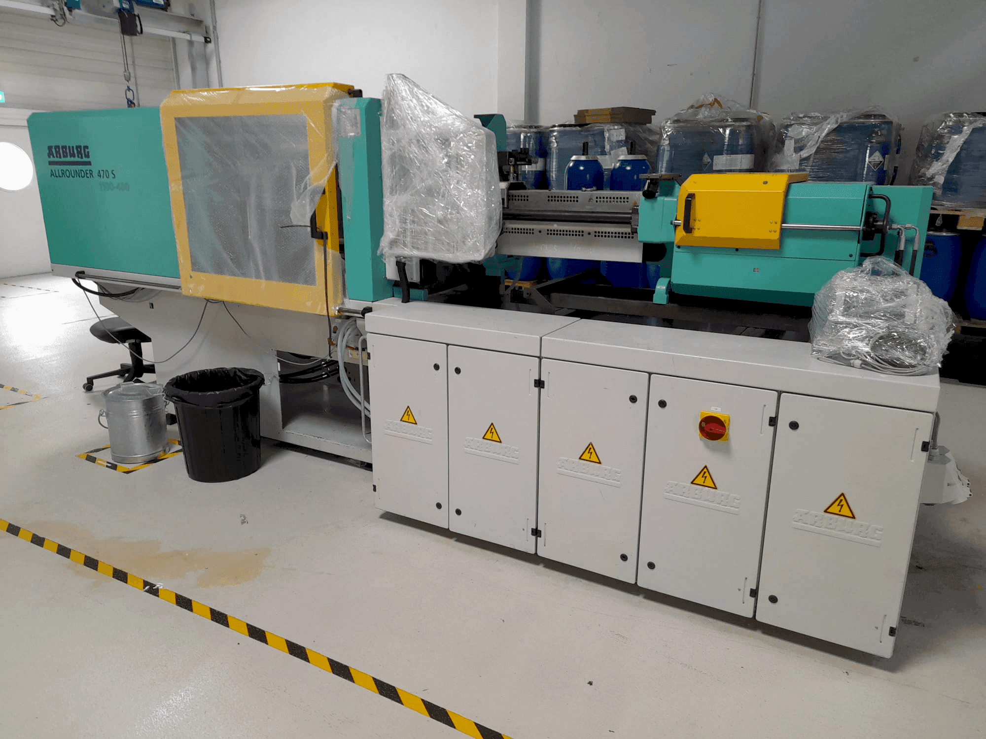 Frontansicht der Arburg Allrounder 470S 1100-400 with Multilift handling (2010) Maschine