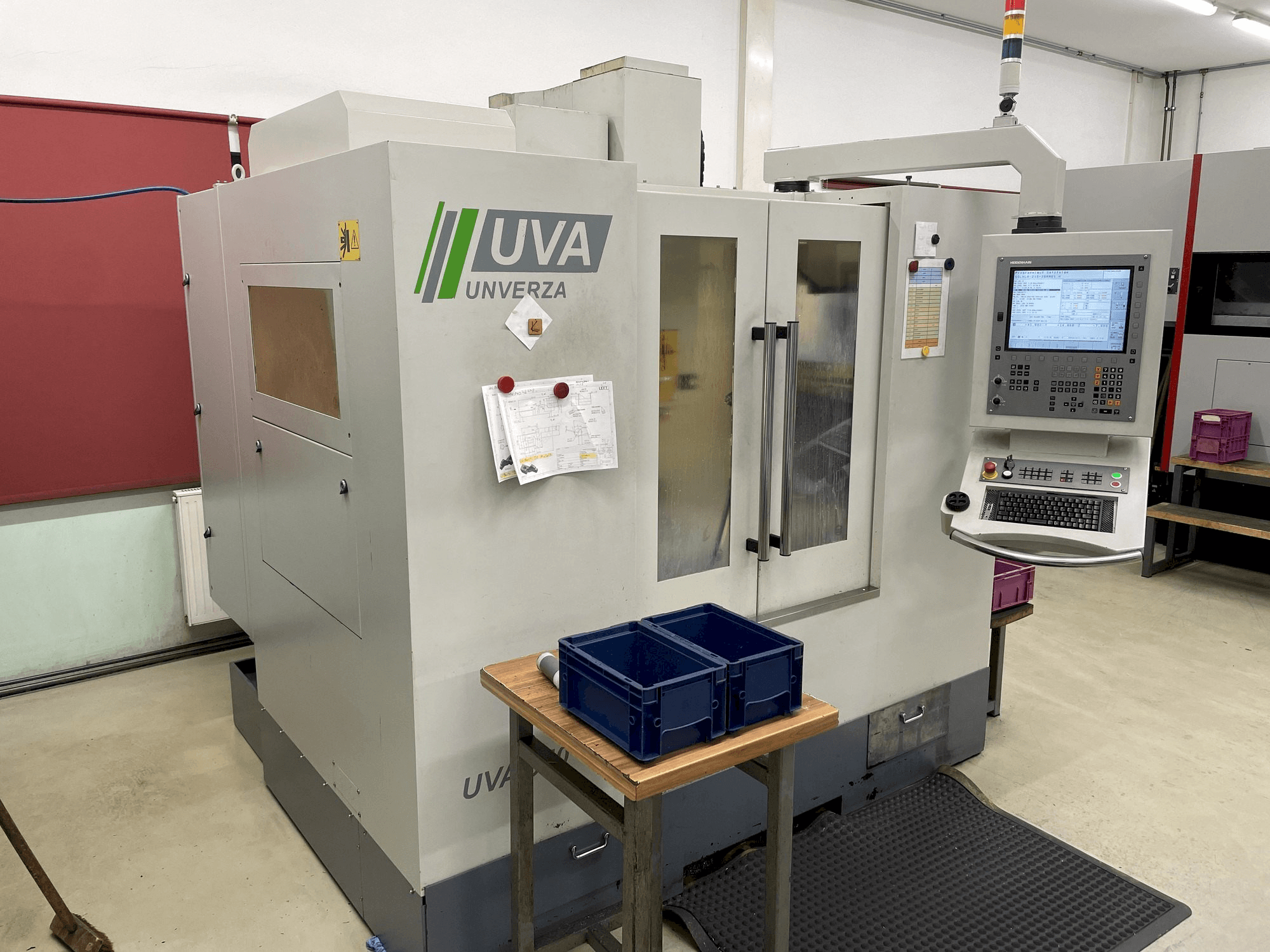 Frontansicht der HOMMEL UNVERZAGT UVA 550 Plus Maschine