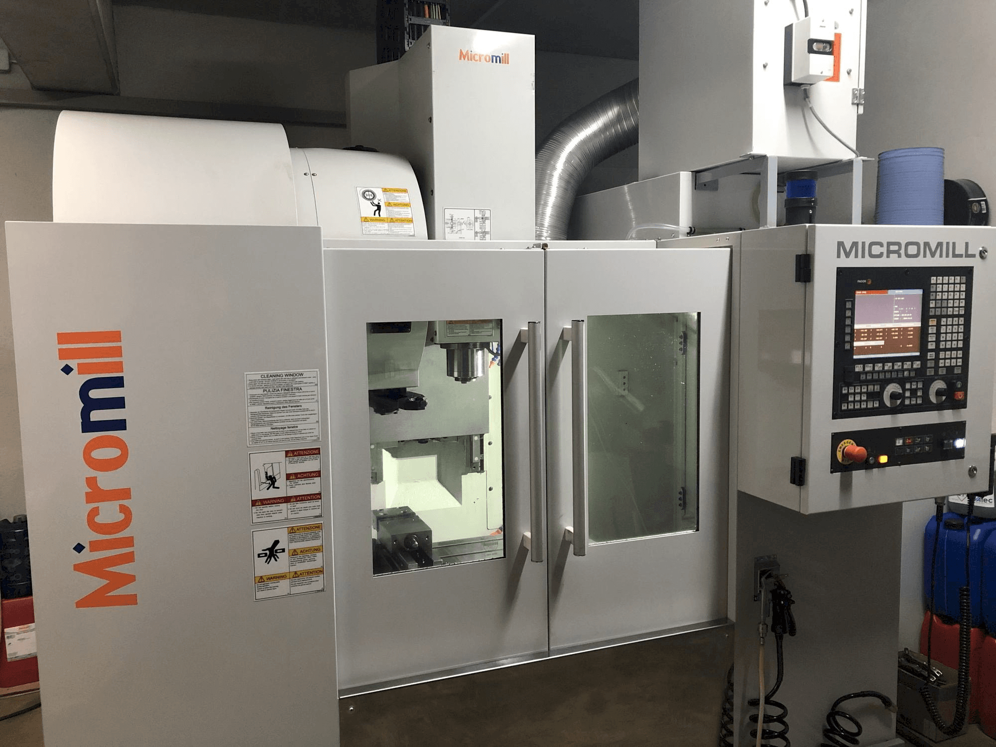 Frontansicht der Micromill MM 430 Maschine