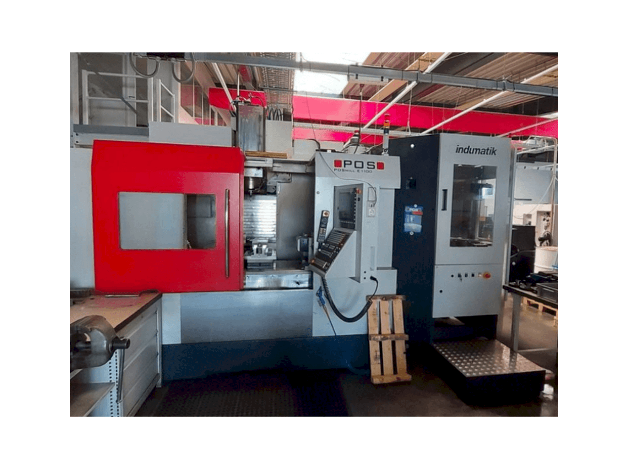 Frontansicht der POSmill POS E1100 Maschine