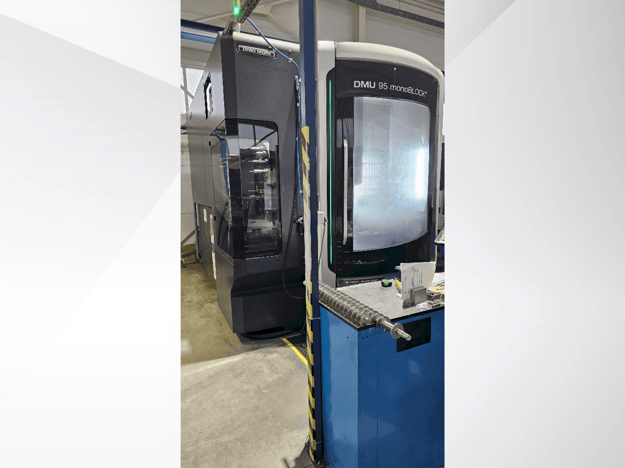 Frontansicht der DMG MORI DMU 95 monoBlock Maschine