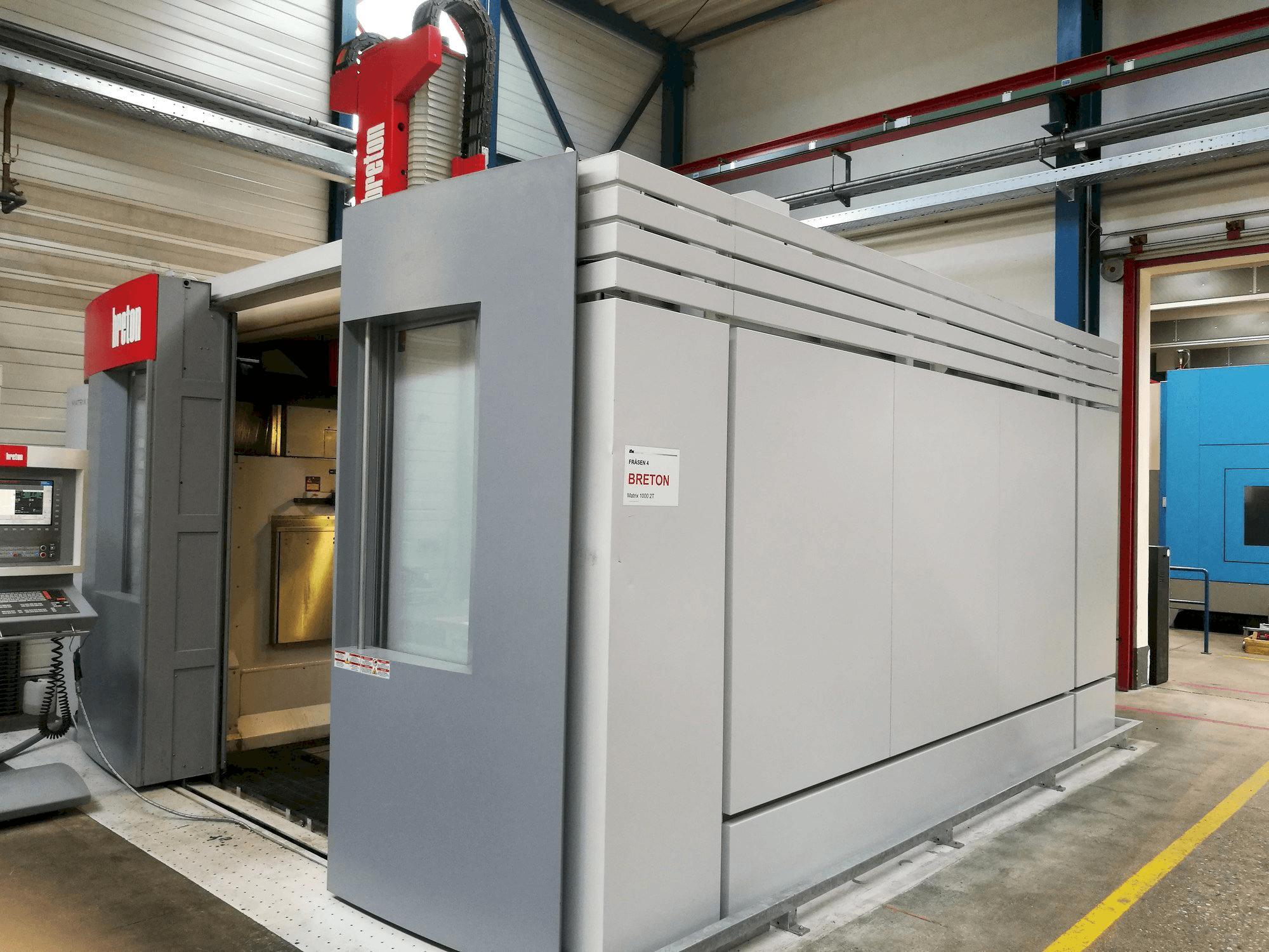 Frontansicht der Breton Matrix 1000 2T DY Maschine