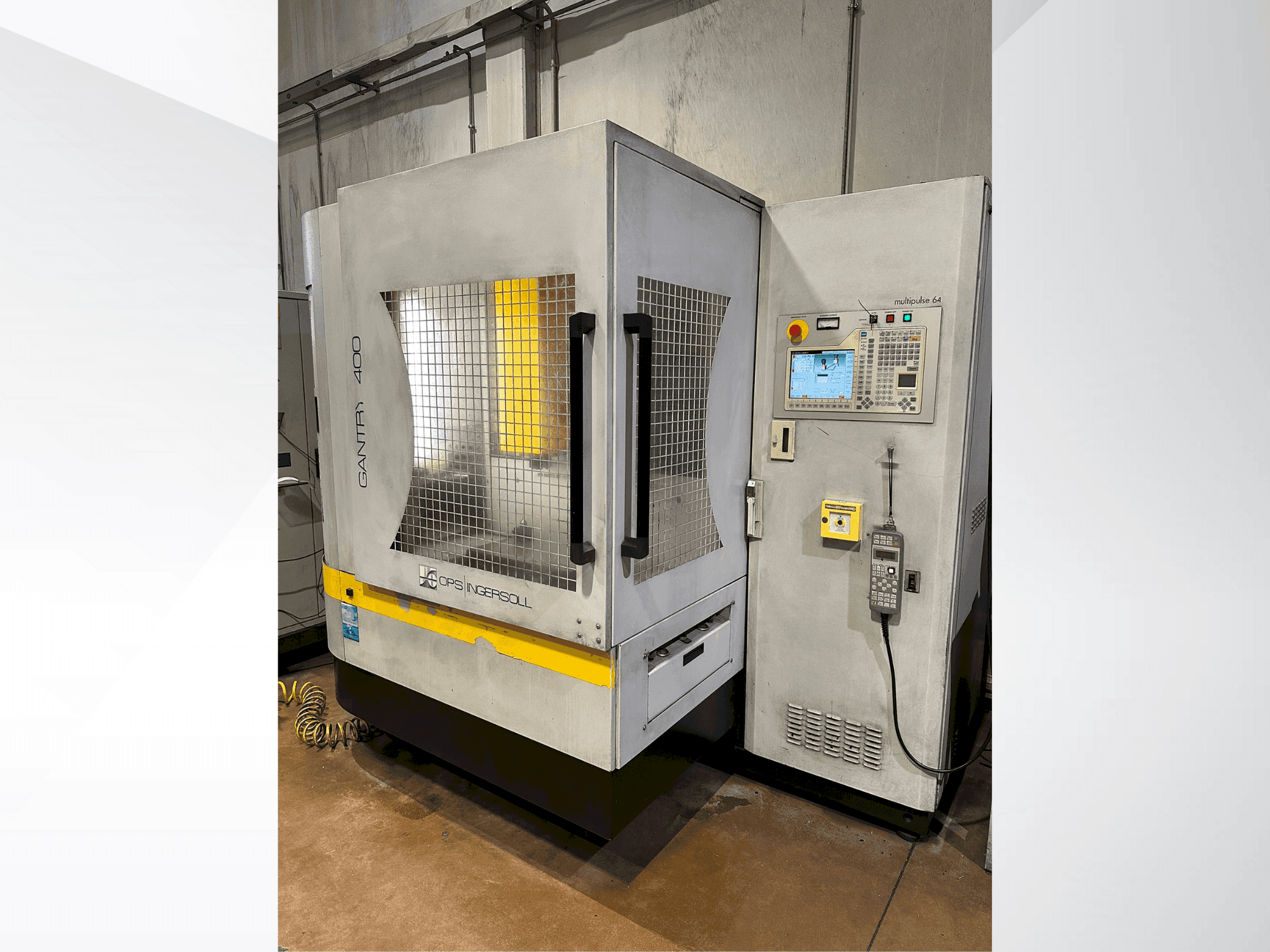 Frontansicht der INGERSOLL Gantry 400 Maschine