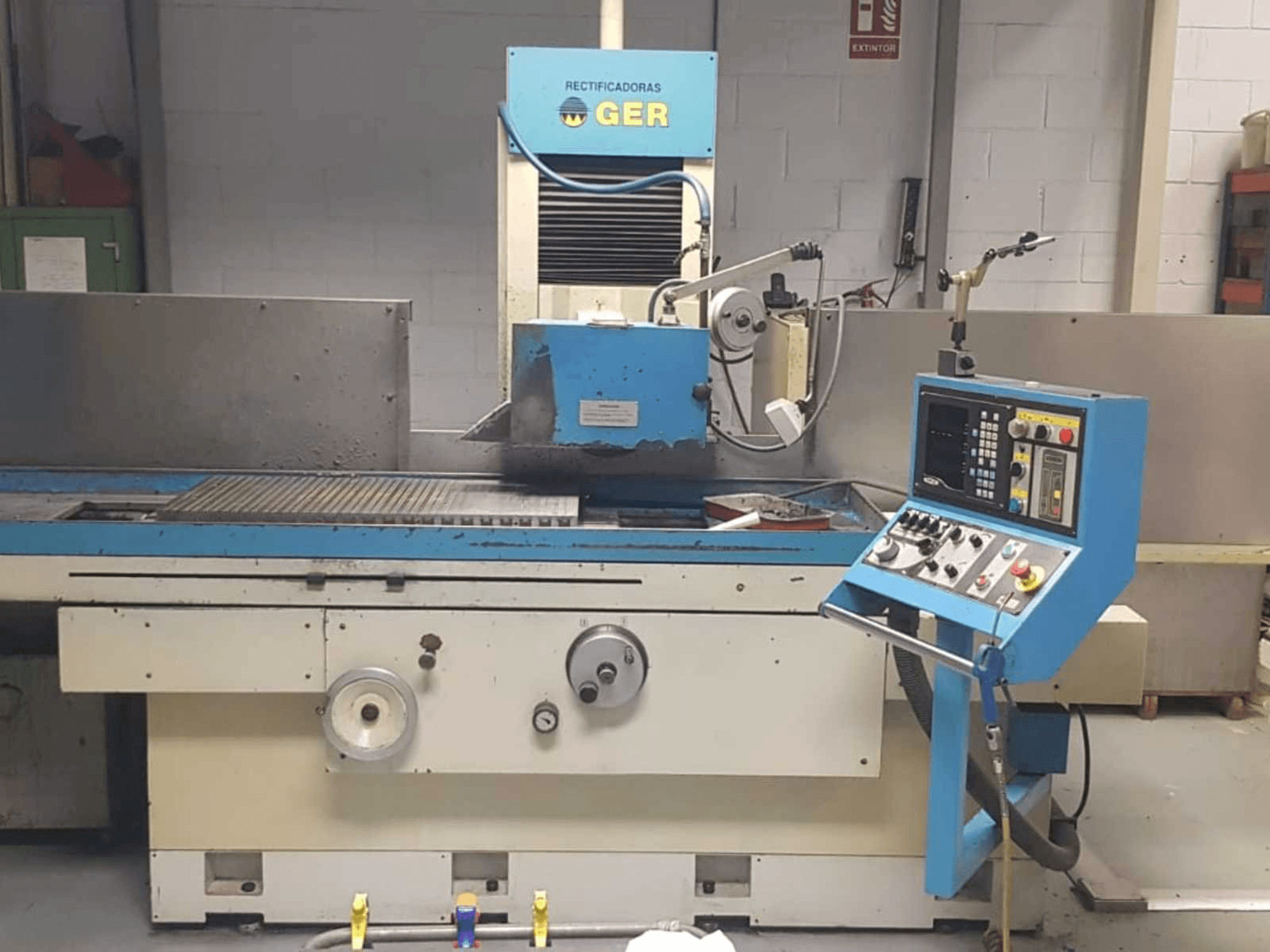 Frontansicht der GER S-100/50 Maschine