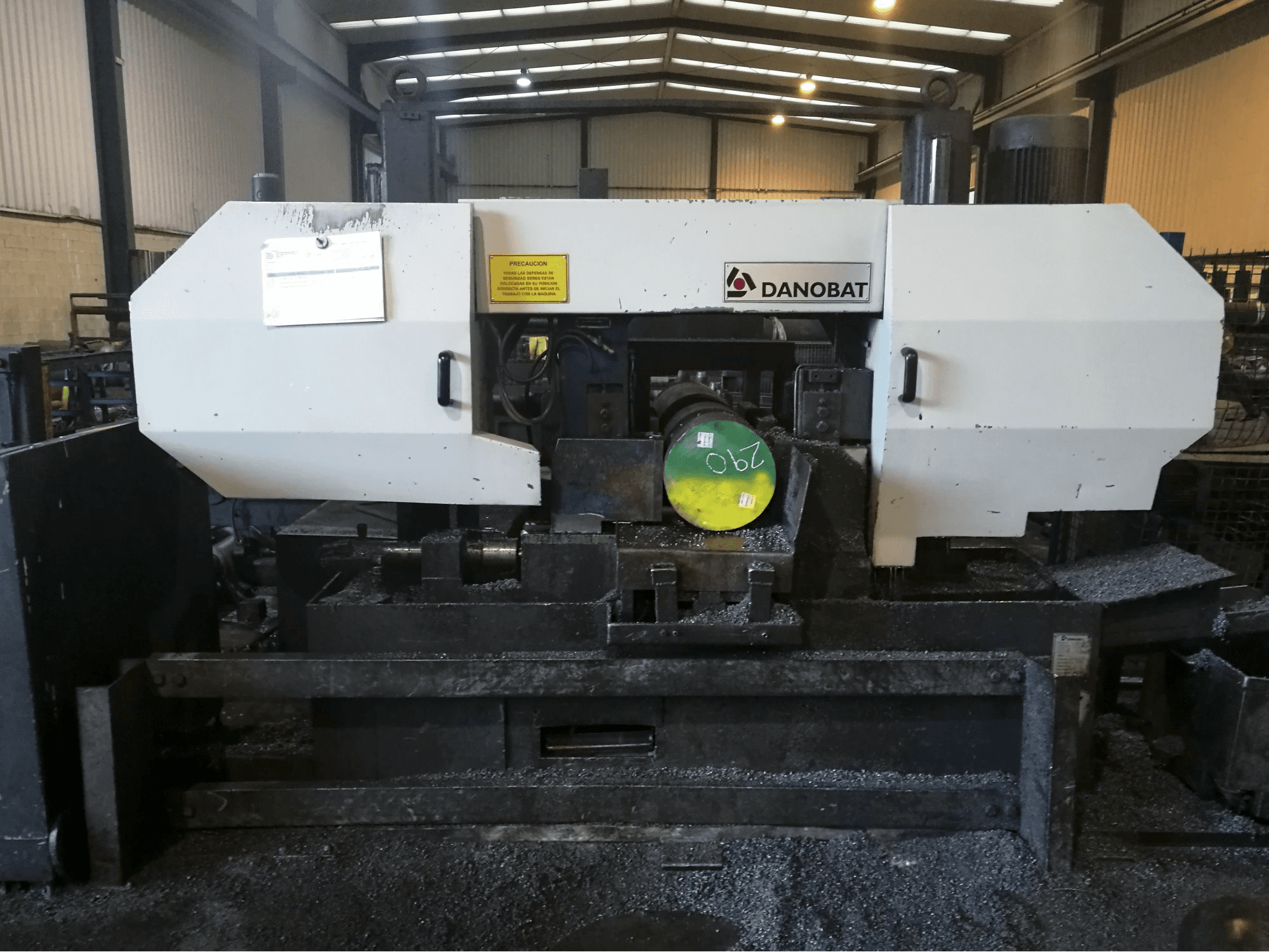 Frontansicht der DANOBAT ASR 350 AF Maschine