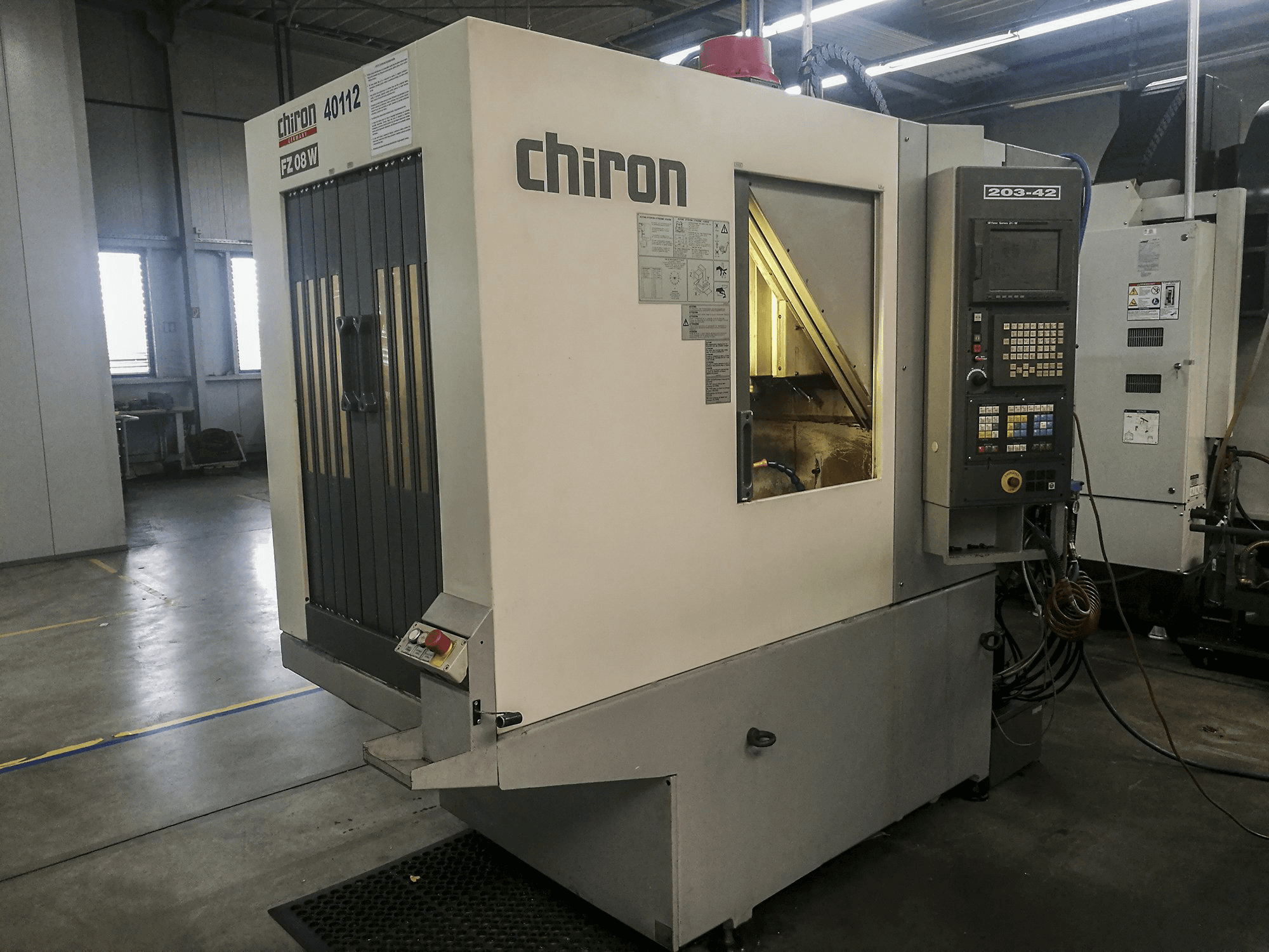 Linke Ansicht der Chiron FZ 08 W Maschine