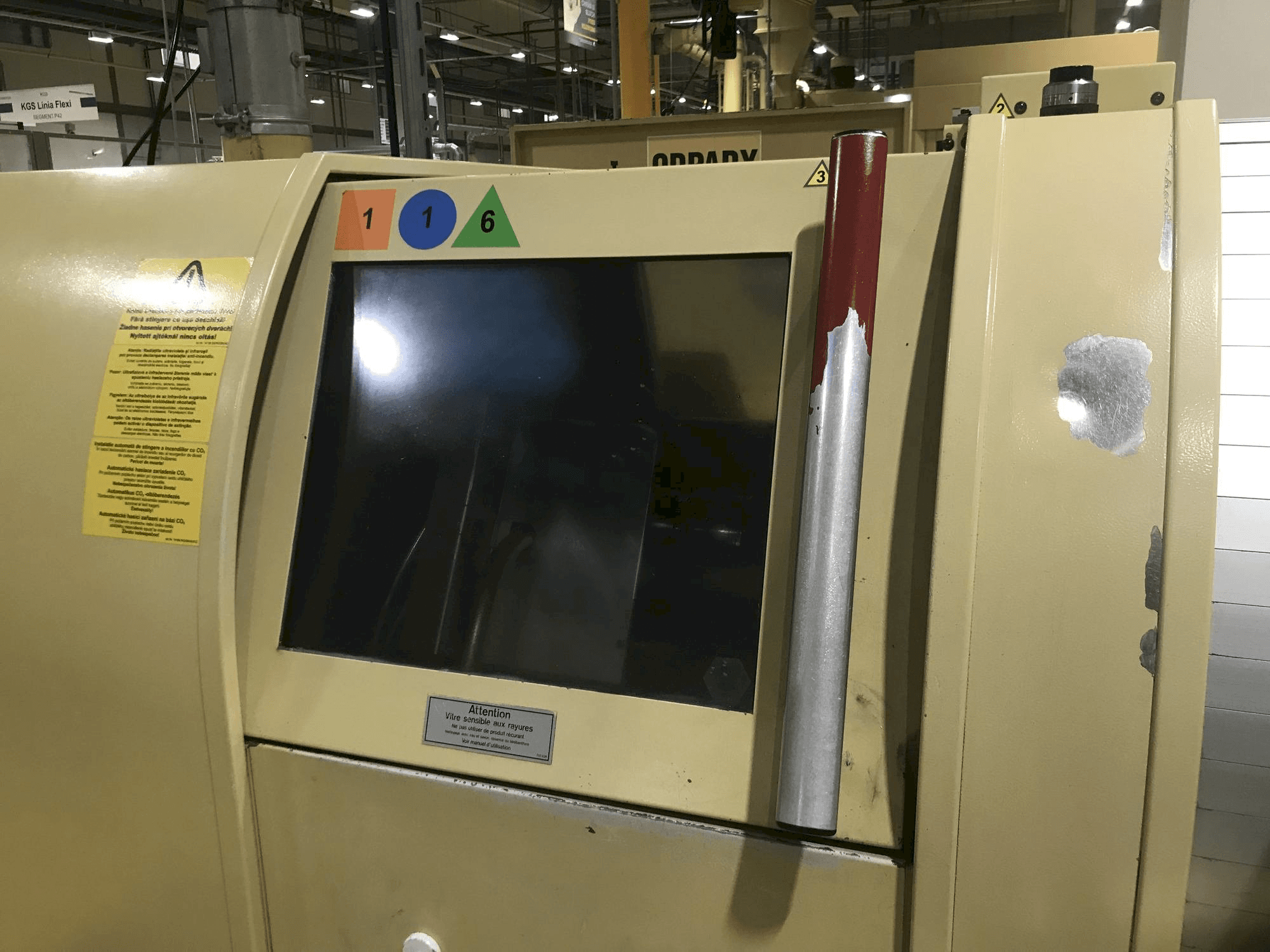 Frontansicht der TRAUB TNL 26 K Maschine