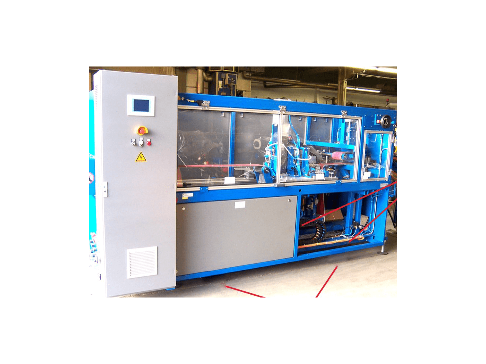 Linke Ansicht der BASTON TSQ-P-503-S-100 Maschine