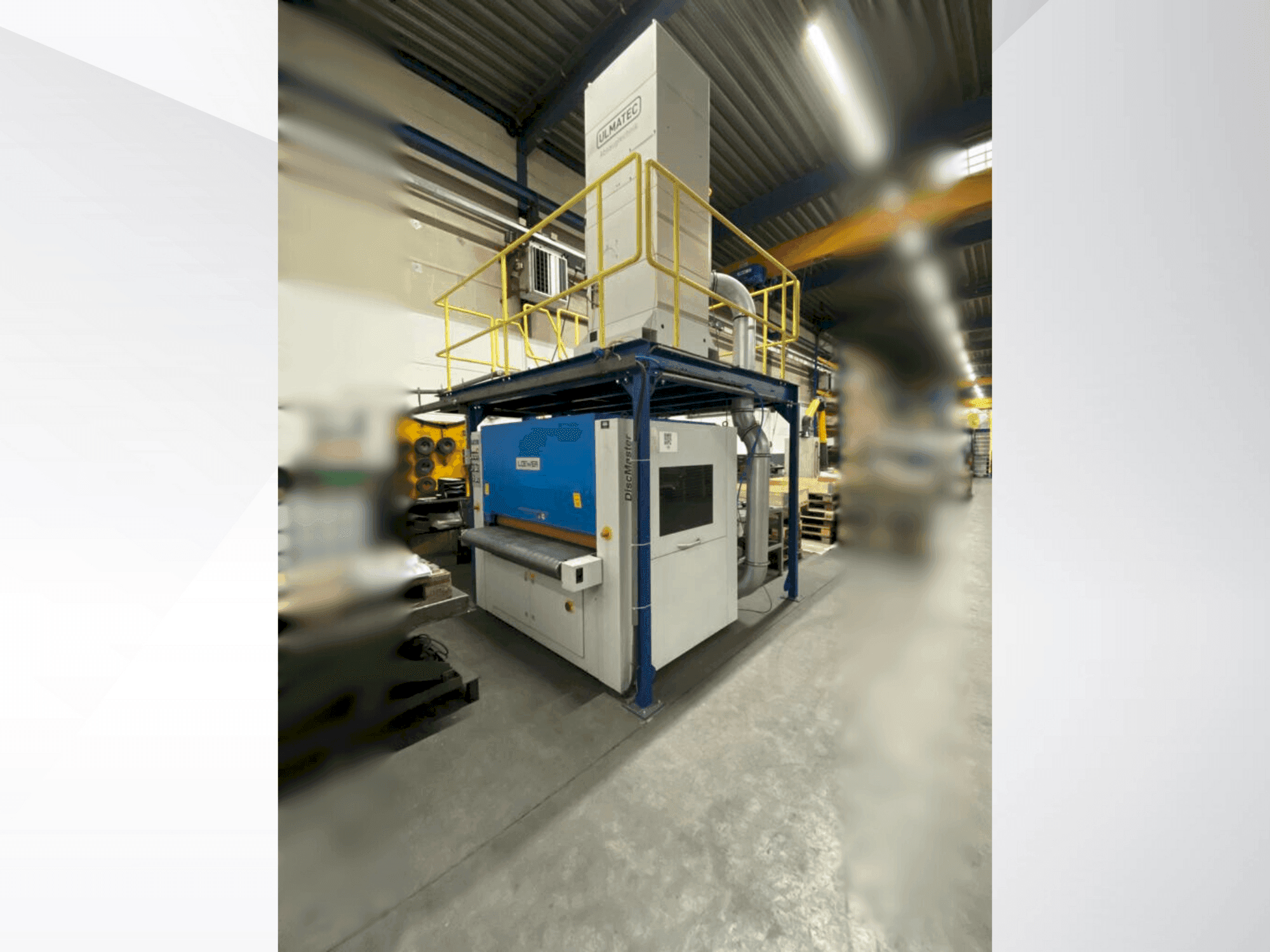 Frontansicht der LOEWER DiscMaster 6TD-1500 Maschine