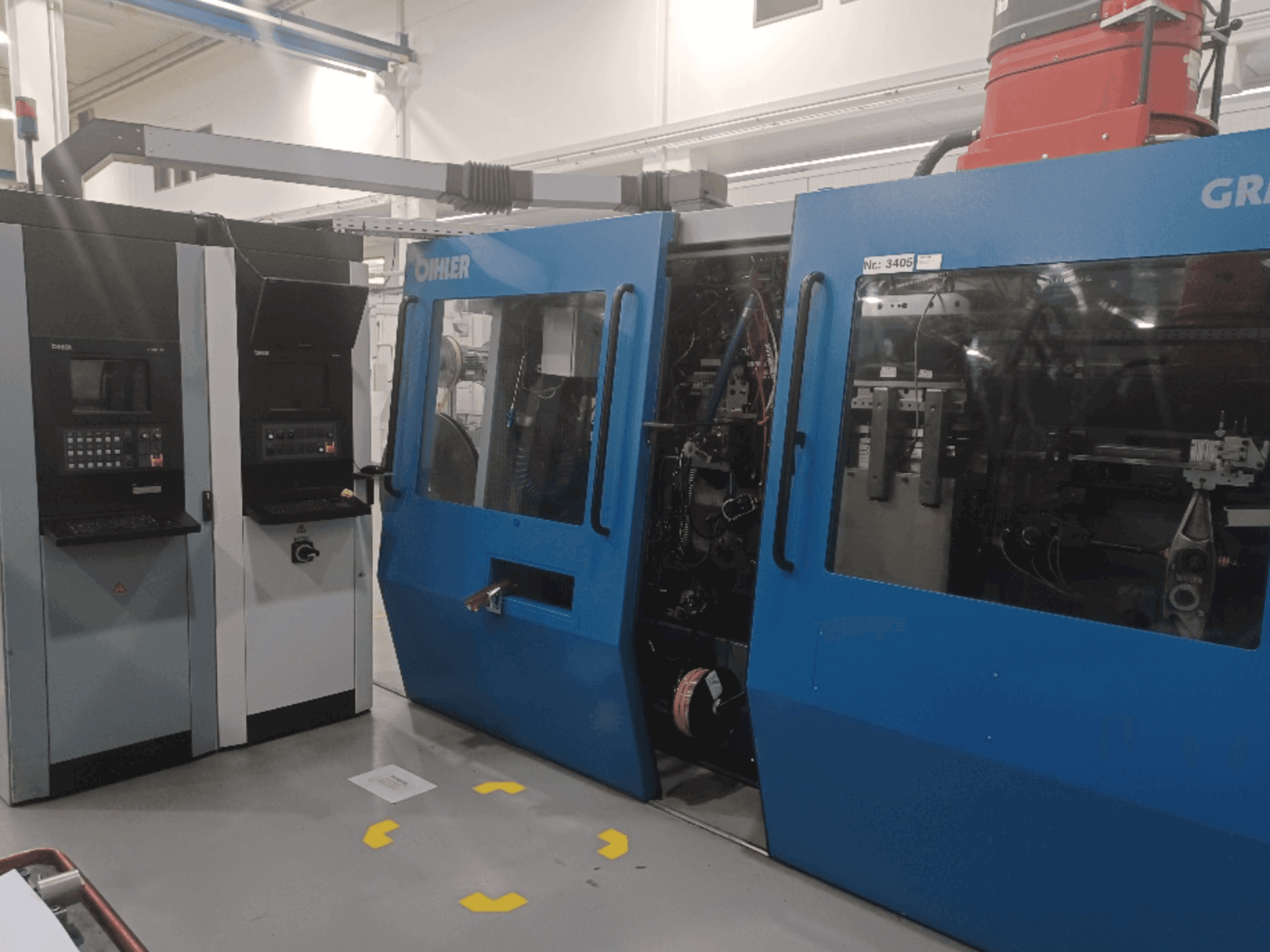 Frontansicht der Bihler GRM 80E Maschine