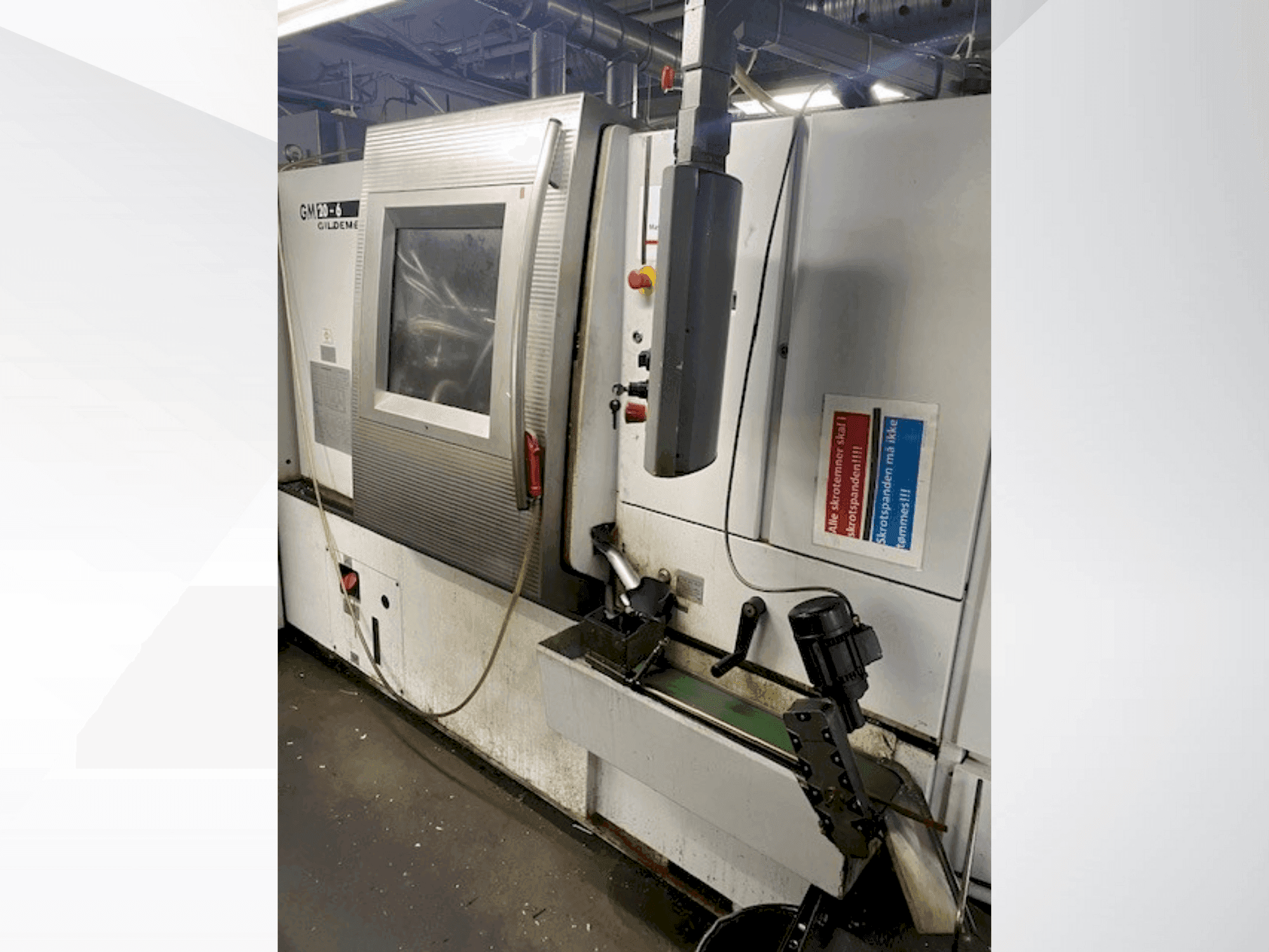 Frontansicht der Gildemeister GM 20-6 Maschine