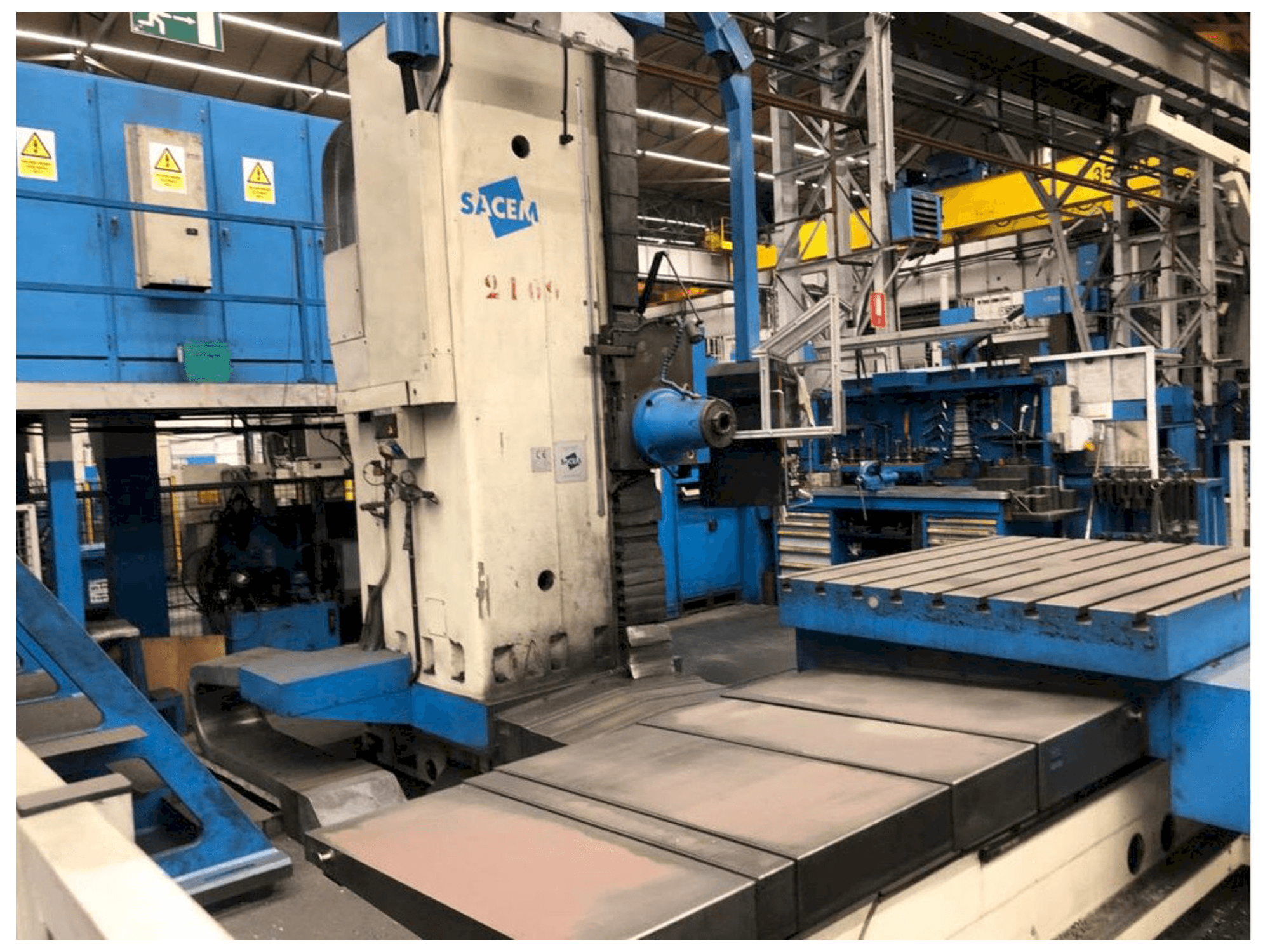 Frontansicht der Sacem MSMG - XC/110-C/N Maschine