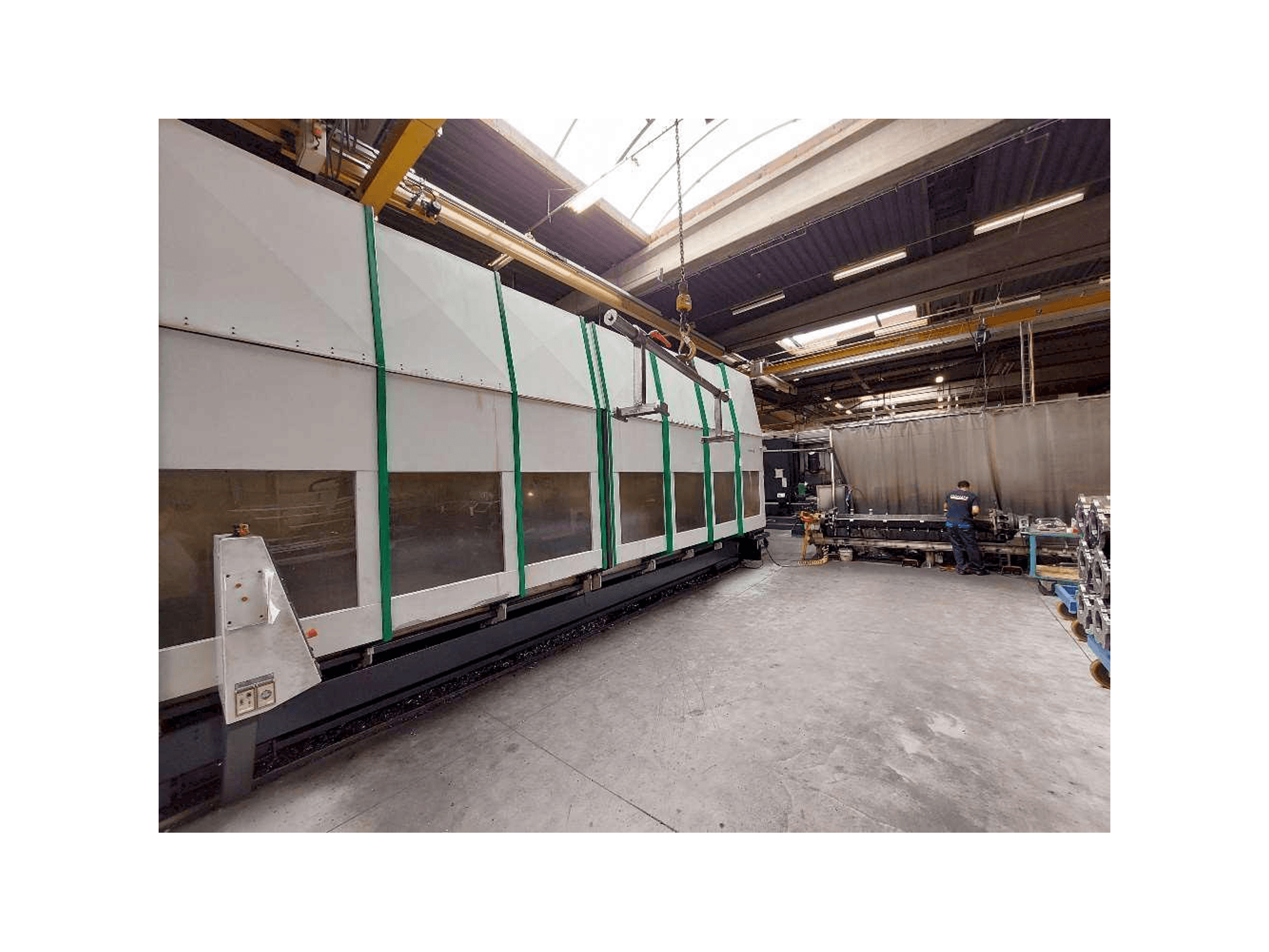 Frontansicht der Unisign Univers 6 (A-as) Maschine