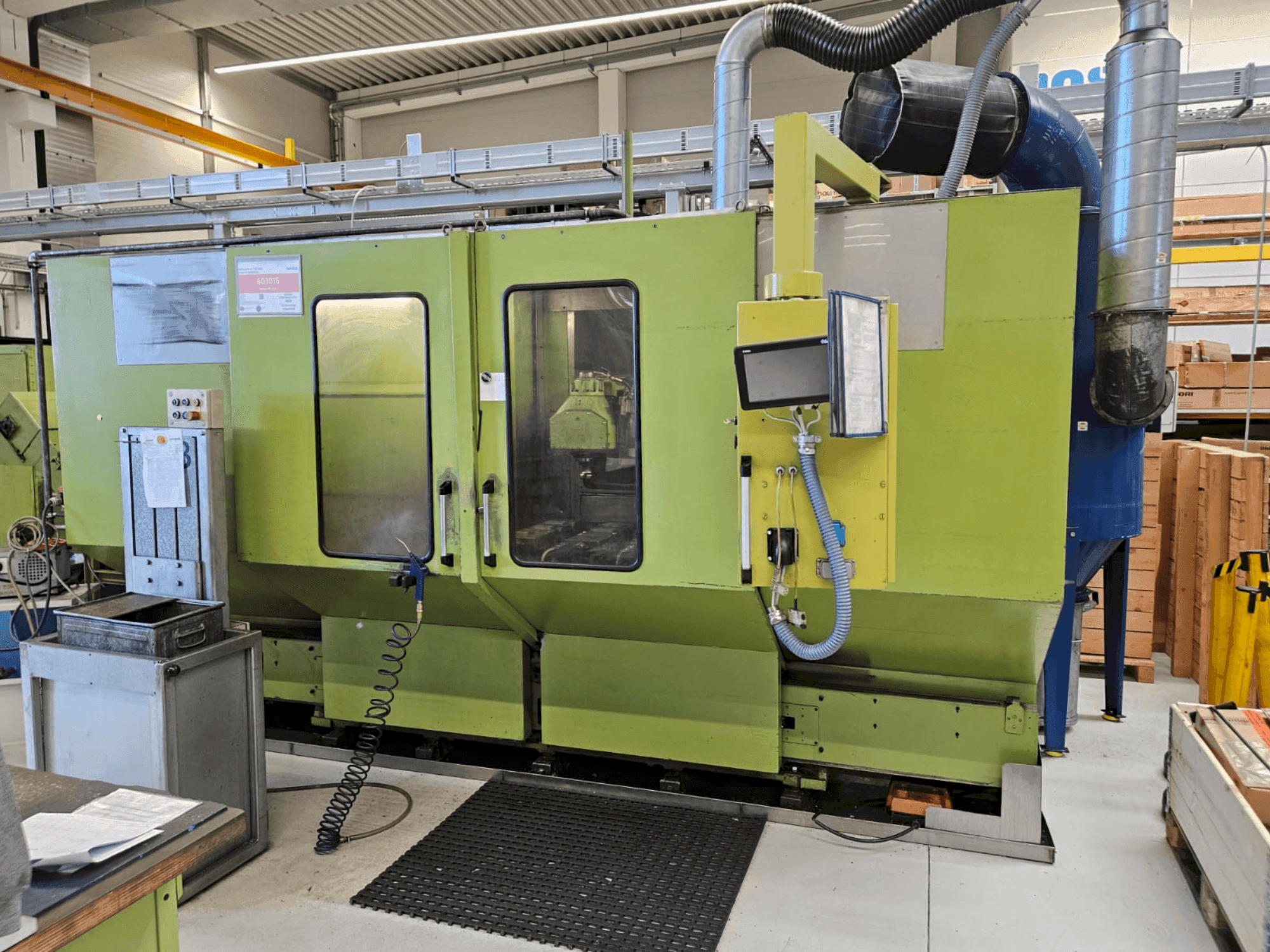 Frontansicht der HELLER PFU2 Maschine