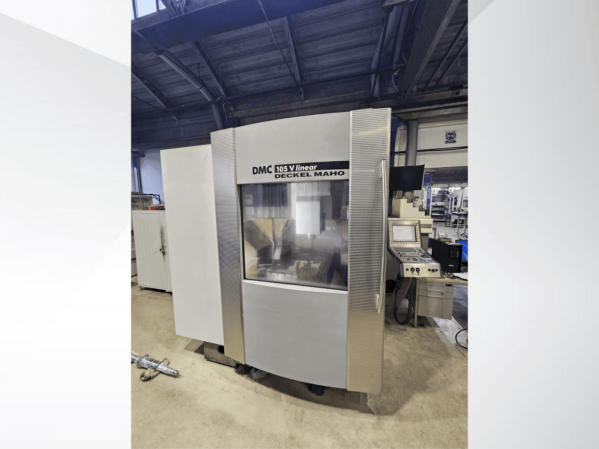 Frontansicht der DECKEL MAHO DMC 105 V linear Maschine