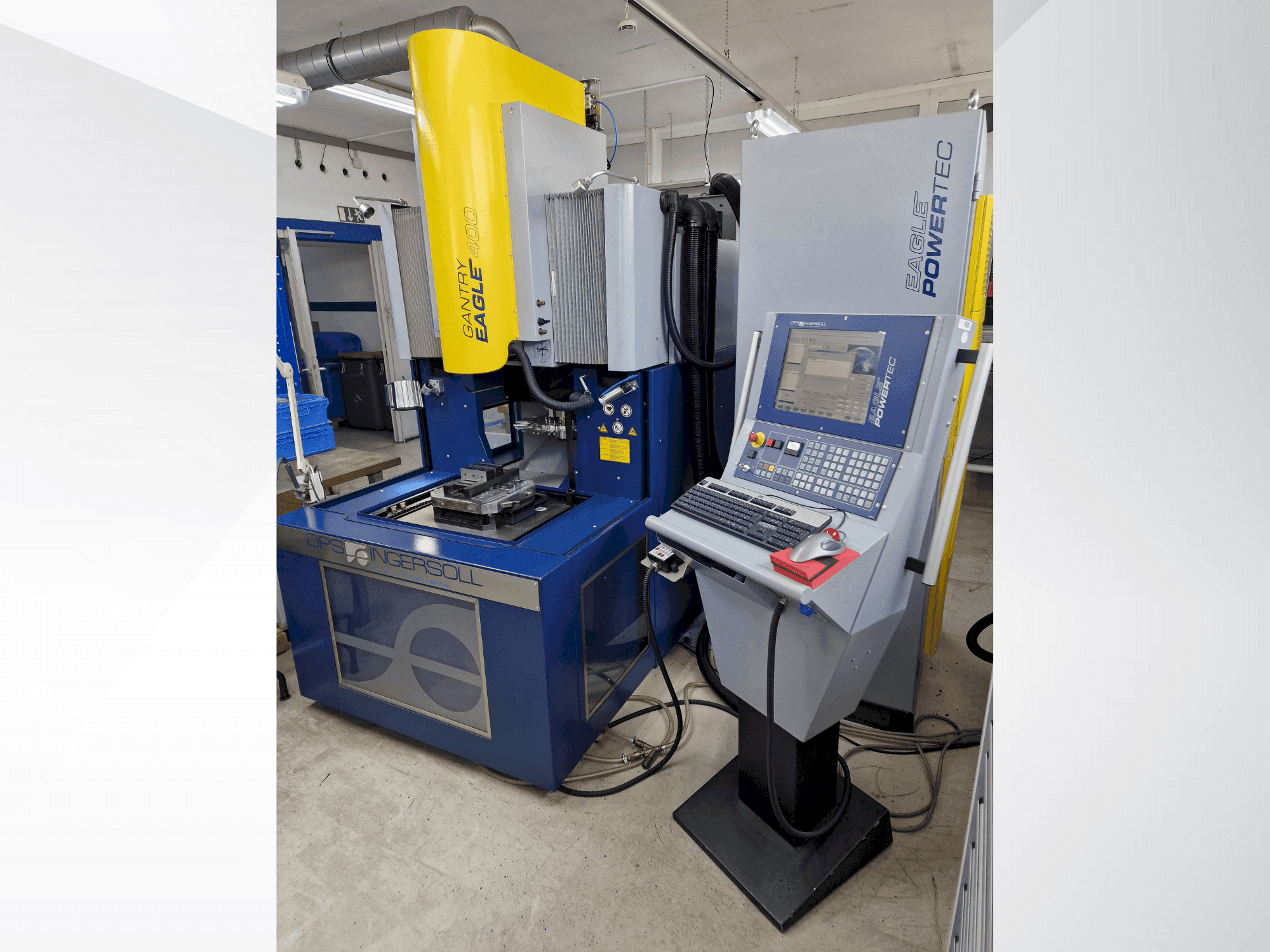 Frontansicht der OPS INGERSOLL Eagle 400 Maschine