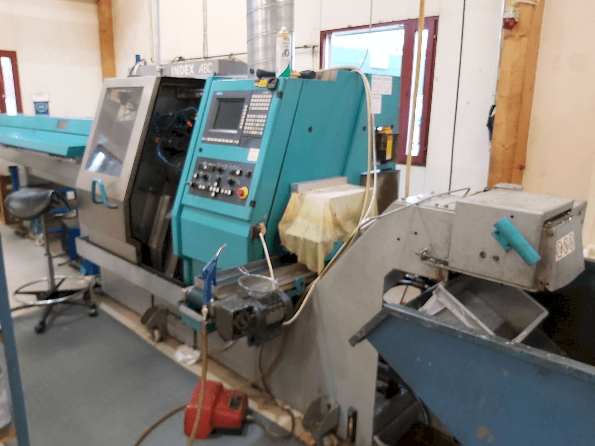 Frontansicht der Index ABC Maschine