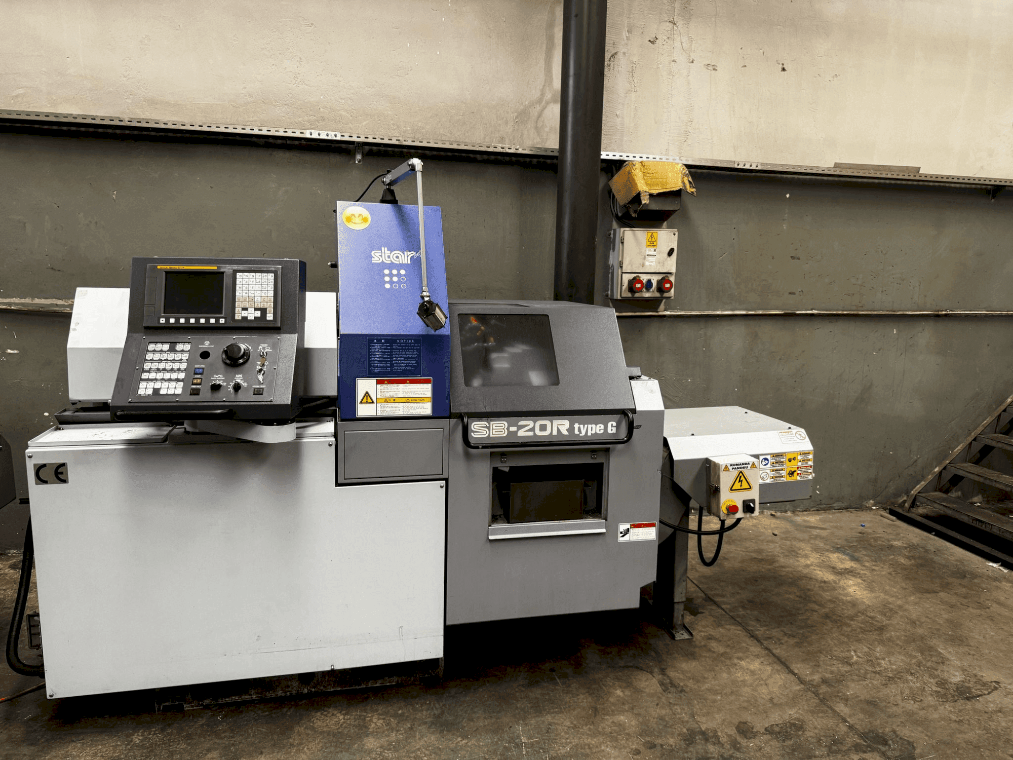 Frontansicht der Star SB-20R type G Maschine