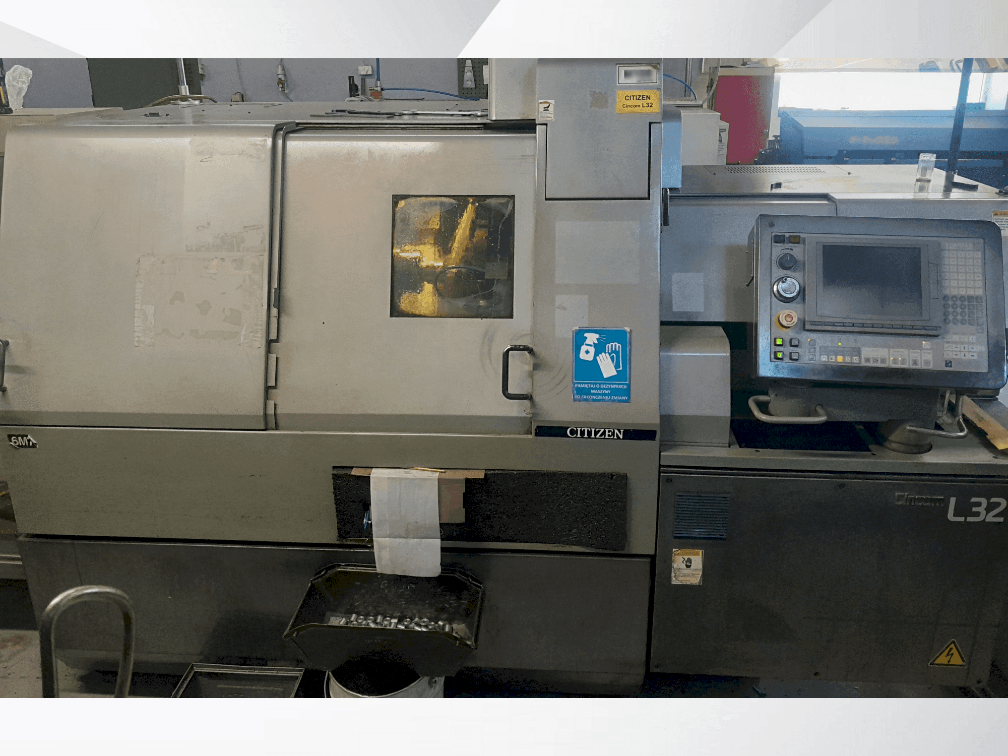 Frontansicht der Citizen L32 VII Maschine