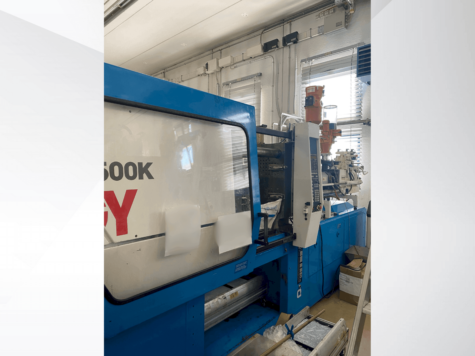 Frontansicht der Netstal S-1500K-460 Maschine